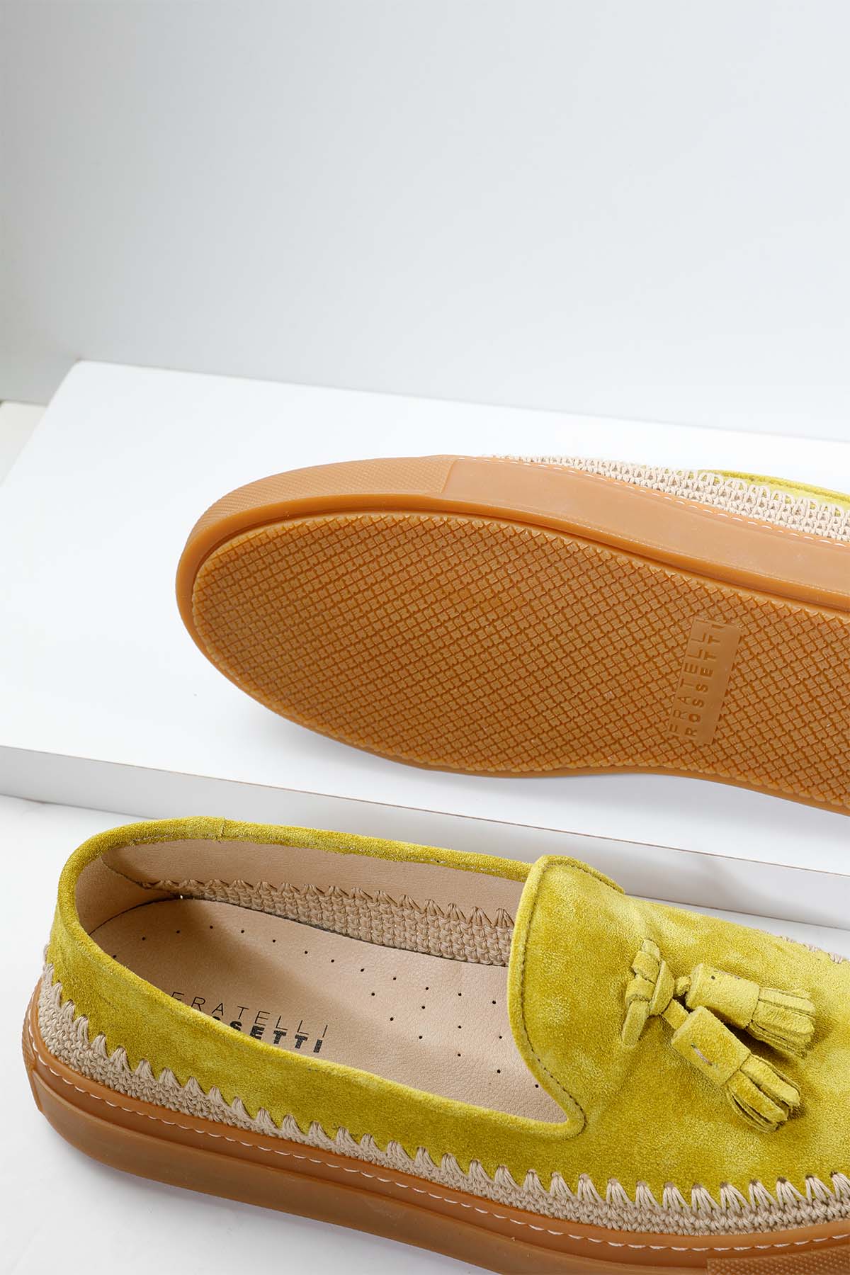 Fratelli Rossetti Brera Püsküllü Süet Loafer Ayakkabı-Libas Trendy Fashion Store