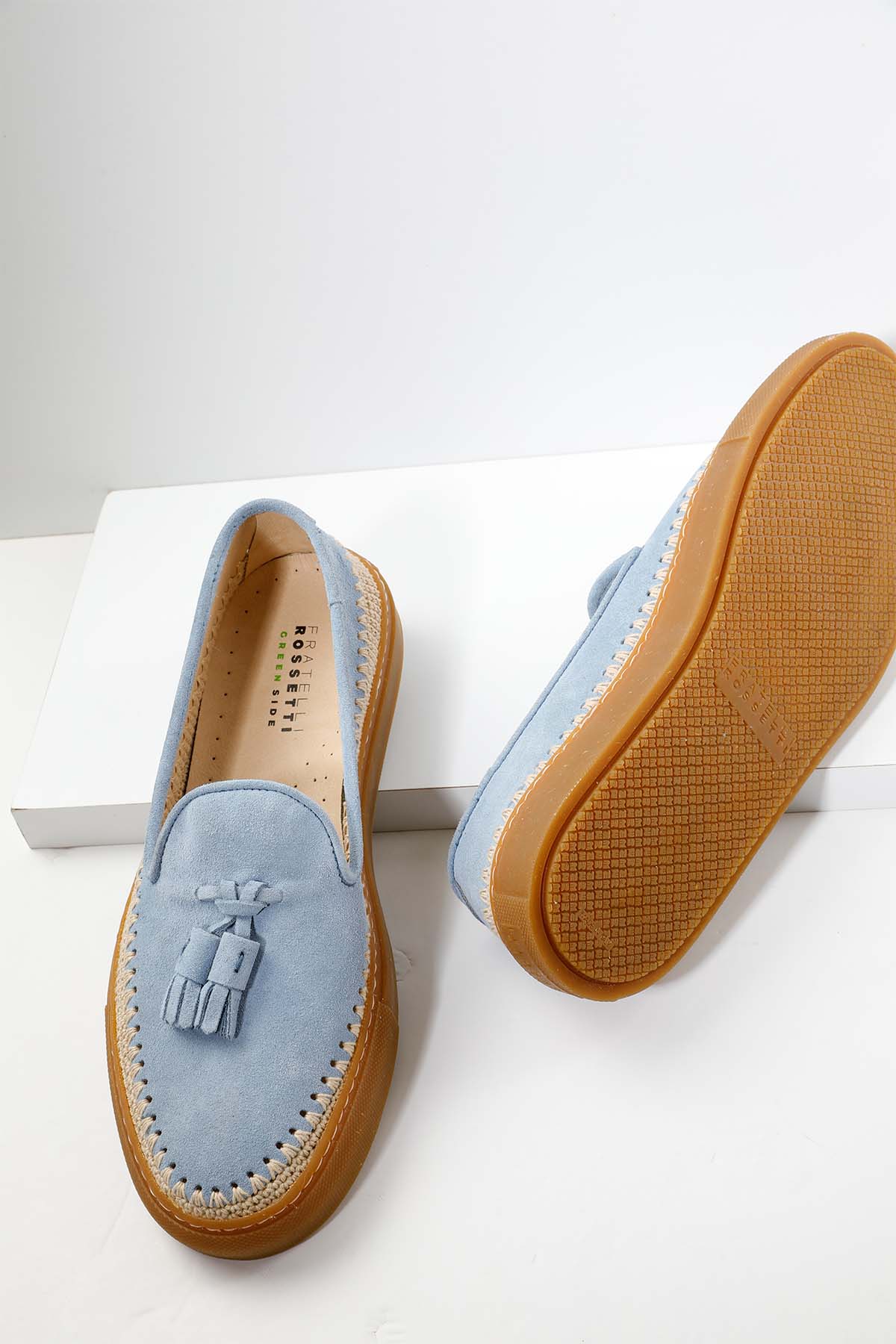 Fratelli Rossetti Brera Püsküllü Süet Loafer Ayakkabı-Libas Trendy Fashion Store