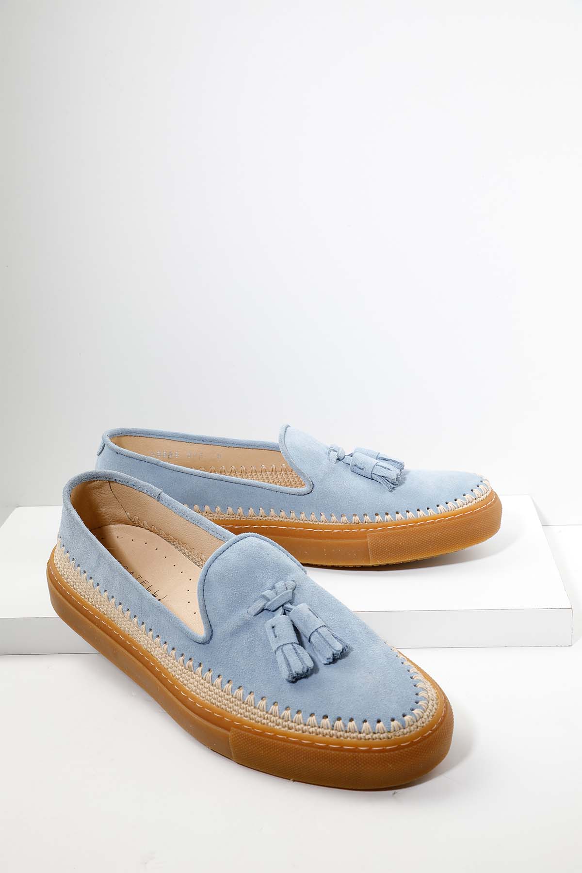 Fratelli Rossetti Brera Püsküllü Süet Loafer Ayakkabı-Libas Trendy Fashion Store