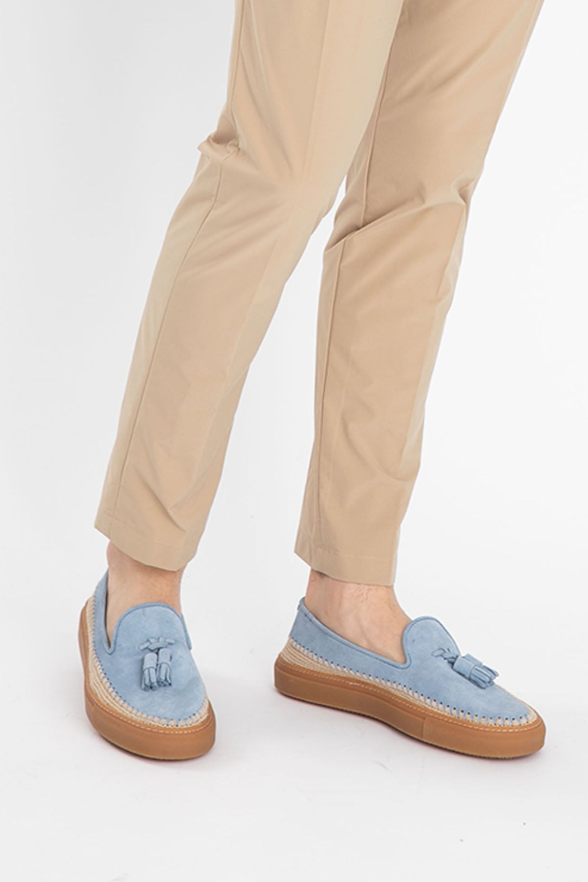 Fratelli Rossetti Brera Püsküllü Süet Loafer Ayakkabı-Libas Trendy Fashion Store