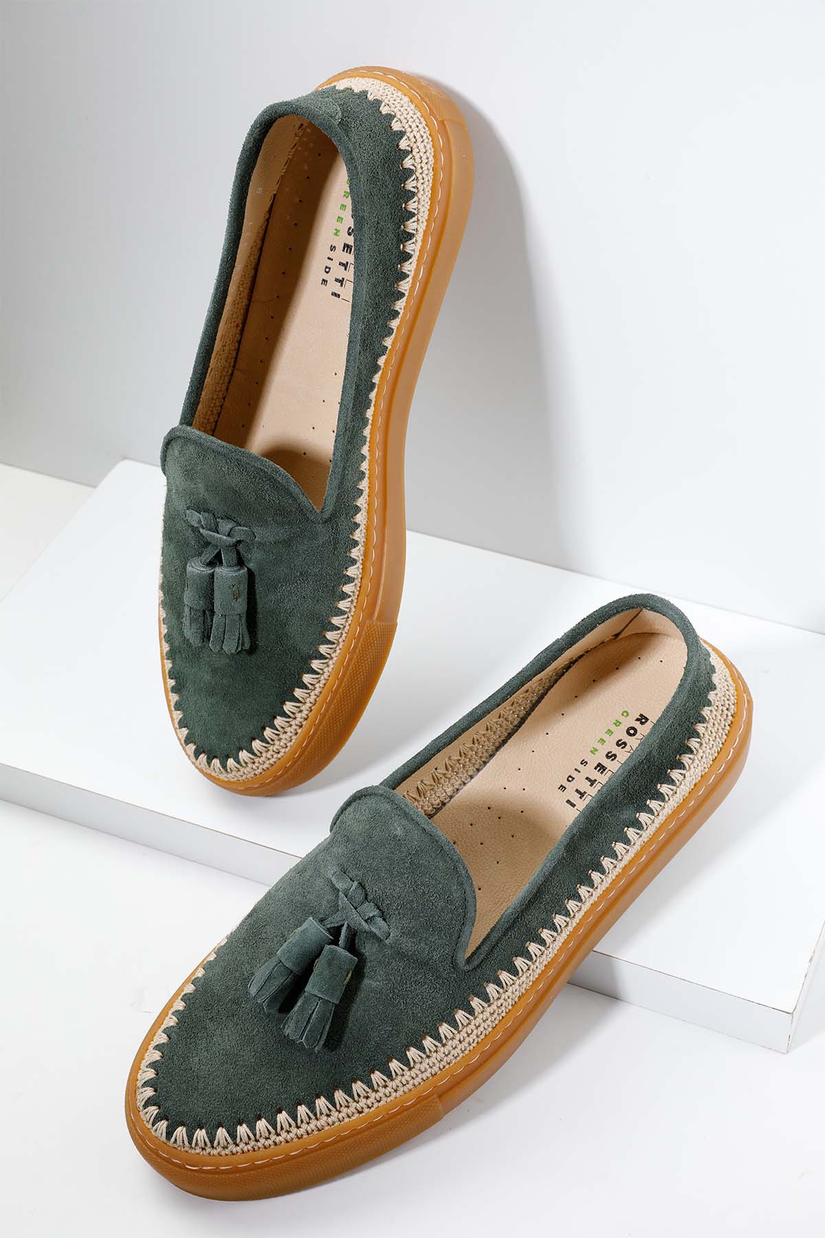 Fratelli Rossetti Brera Püsküllü Süet Loafer Ayakkabı-Libas Trendy Fashion Store