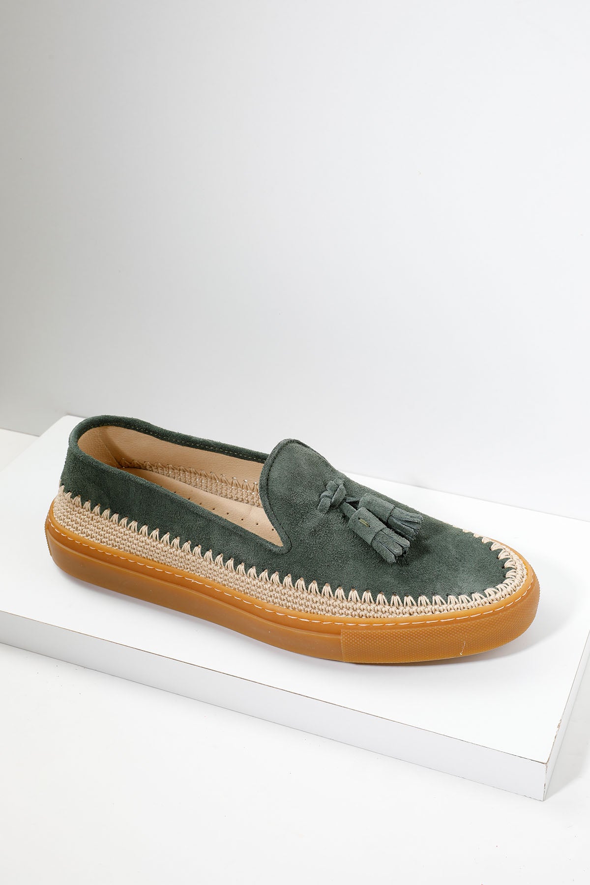 Fratelli Rossetti Brera Püsküllü Süet Loafer Ayakkabı-Libas Trendy Fashion Store