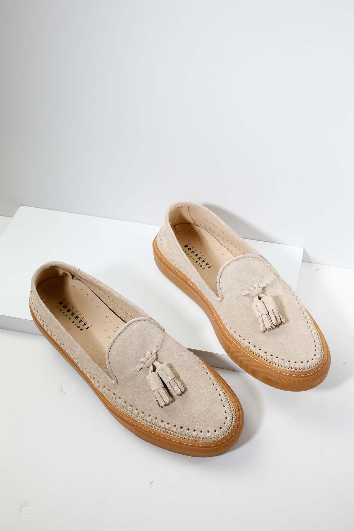 Fratelli Rossetti Brera Püsküllü Süet Loafer Ayakkabı-Libas Trendy Fashion Store