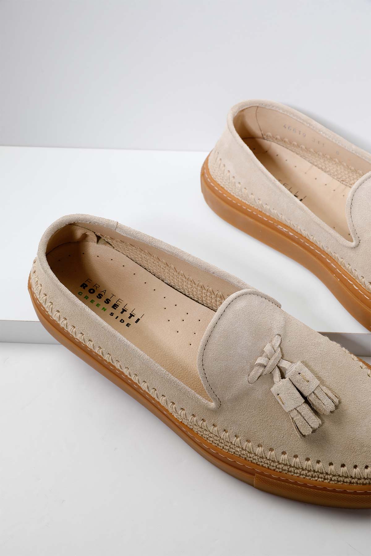 Fratelli Rossetti Brera Püsküllü Süet Loafer Ayakkabı-Libas Trendy Fashion Store