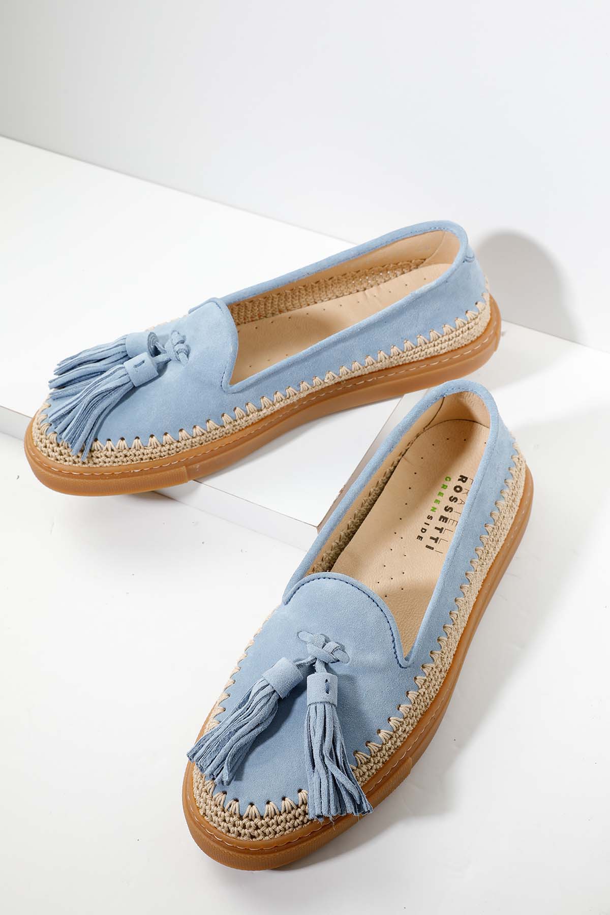 Fratelli Rossetti Brera Püsküllü Süet Loafer Ayakkabı-Libas Trendy Fashion Store