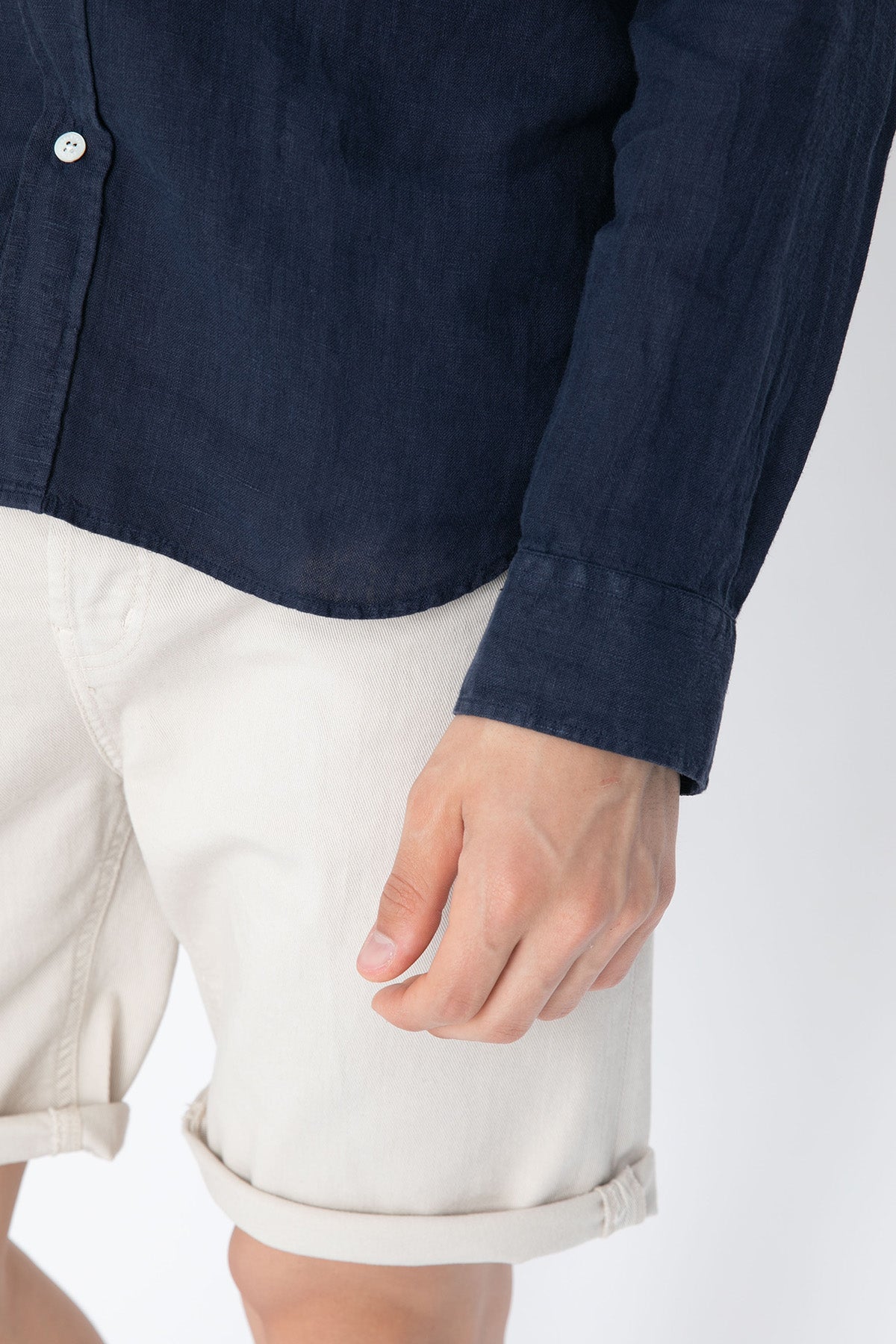 Belstaff Cep Detaylı Keten Gömlek-Libas Trendy Fashion Store