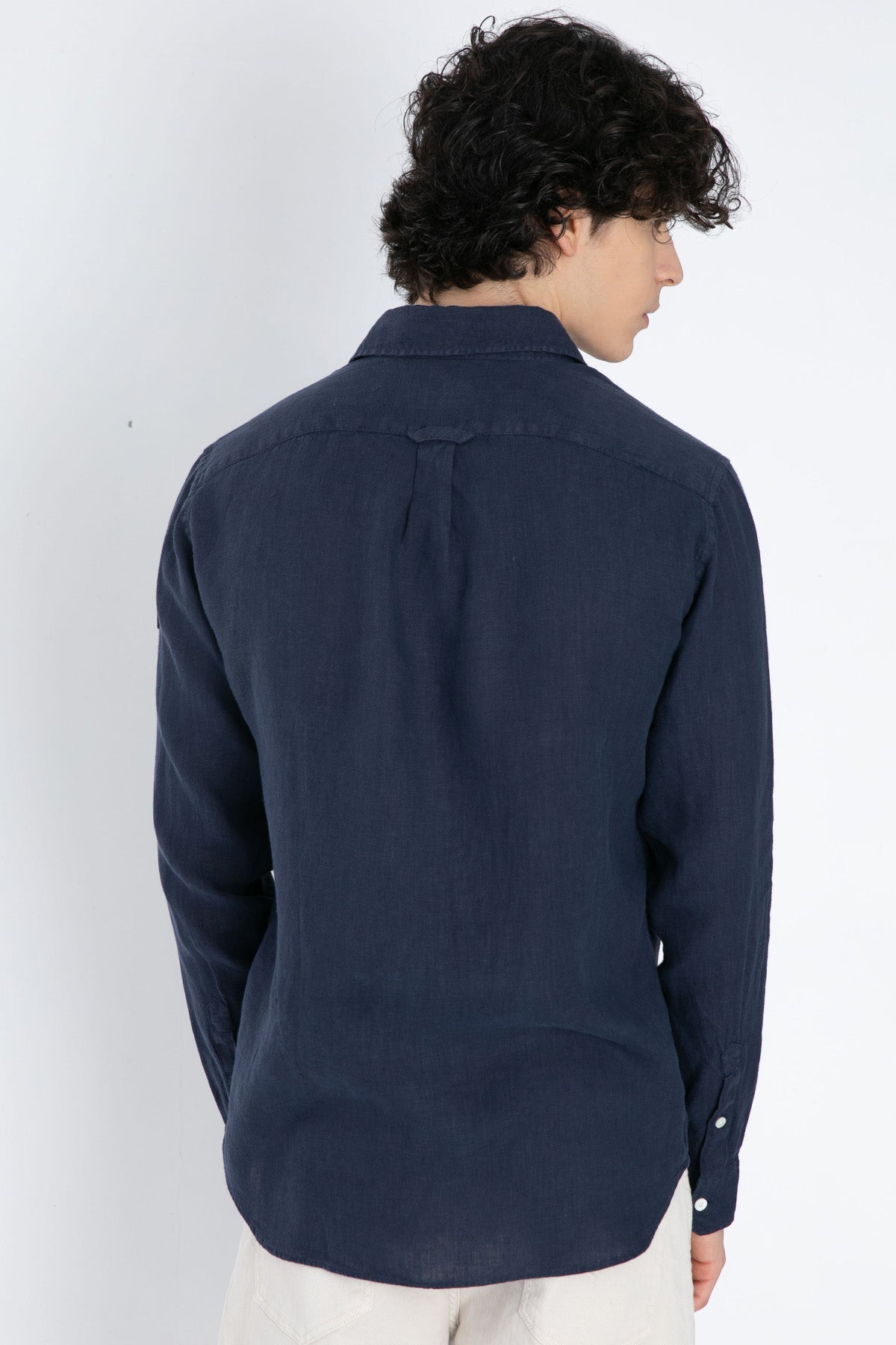 Belstaff Cep Detaylı Keten Gömlek-Libas Trendy Fashion Store