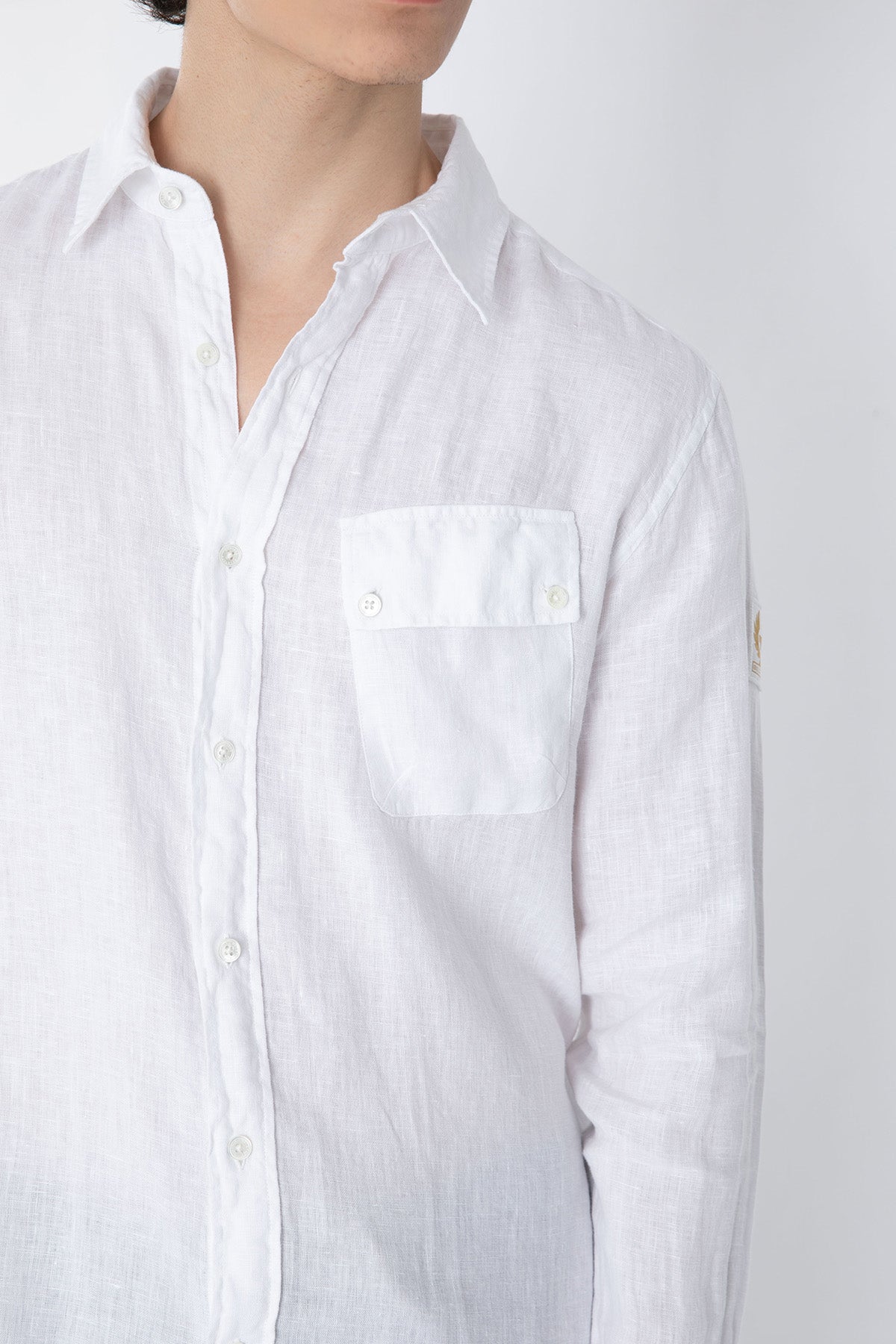 Belstaff Cep Detaylı Keten Gömlek-Libas Trendy Fashion Store