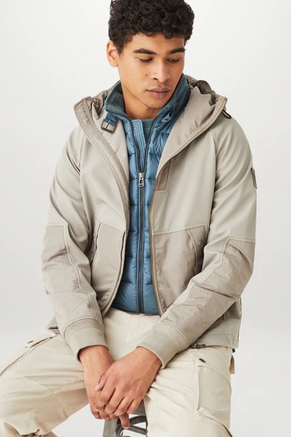 Belstaff Kapüşonlu İnce Mont-Libas Trendy Fashion Store