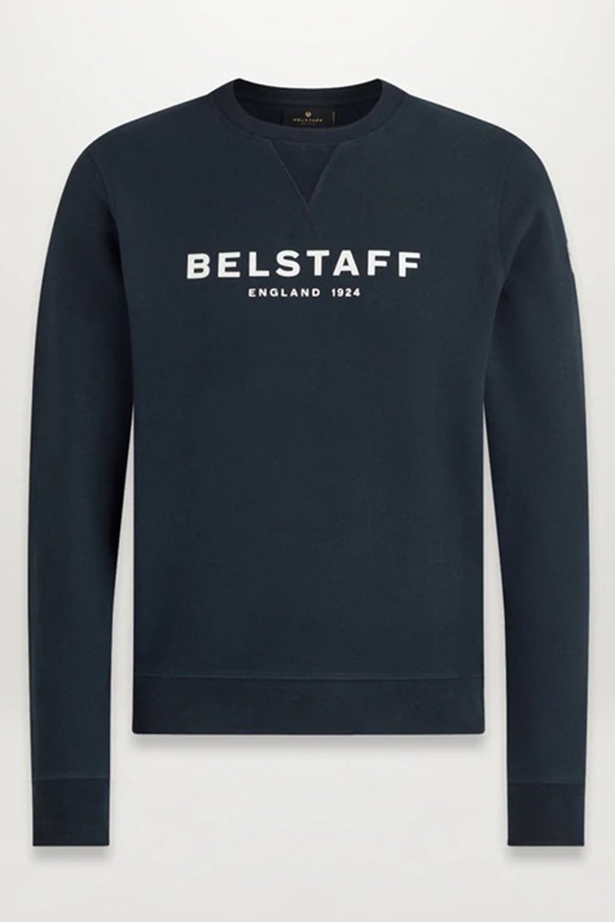 Belstaff Yuvarlak Yaka Logolu Sweatshirt-Libas Trendy Fashion Store