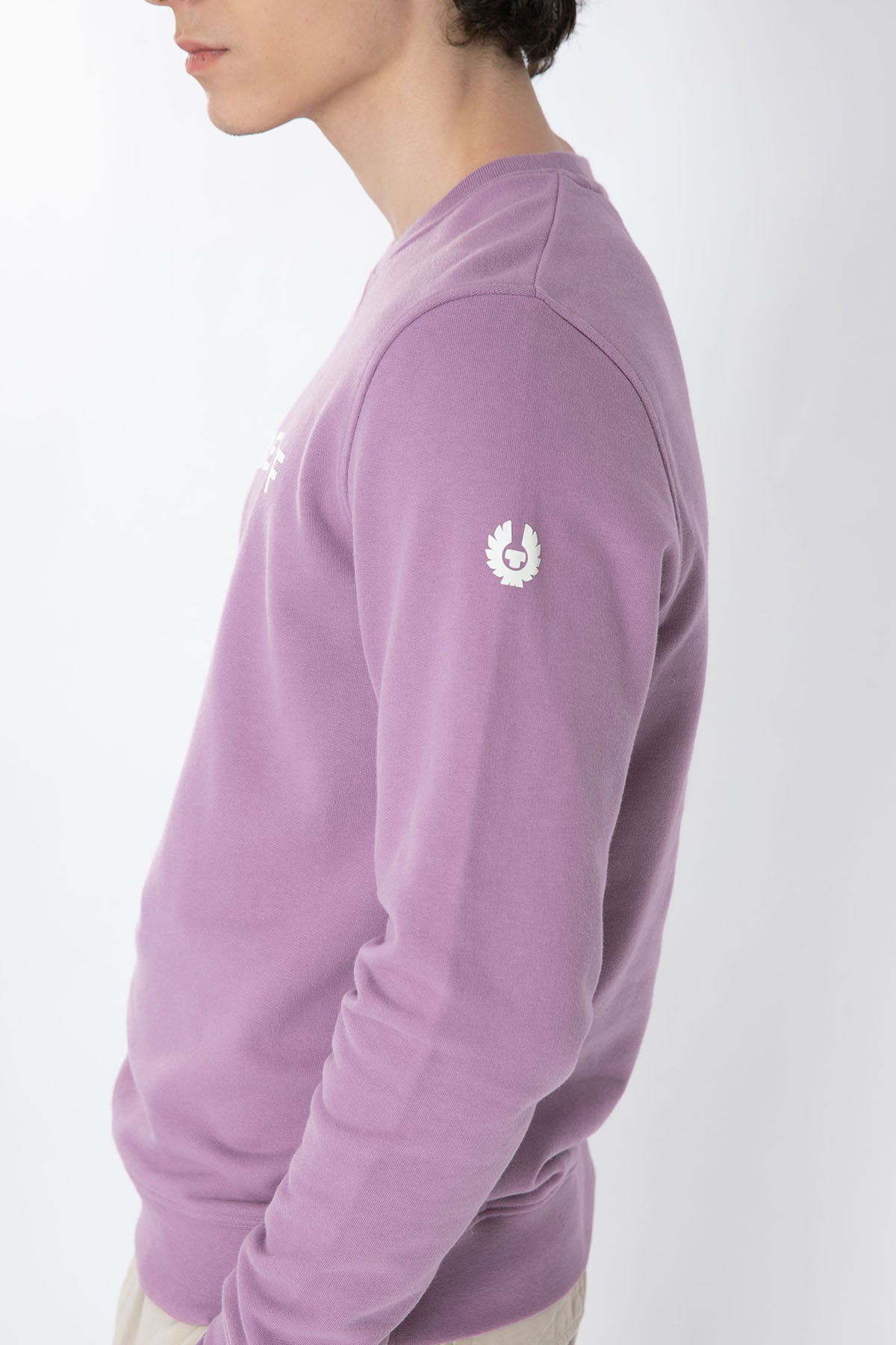 Belstaff Yuvarlak Yaka Logolu Sweatshirt-Libas Trendy Fashion Store