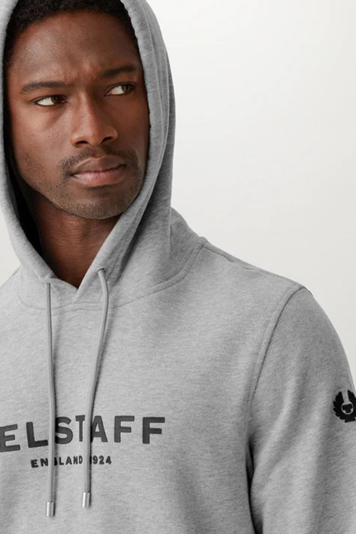 Belstaff Logolu Kapüşonlu Sweatshirt-Libas Trendy Fashion Store
