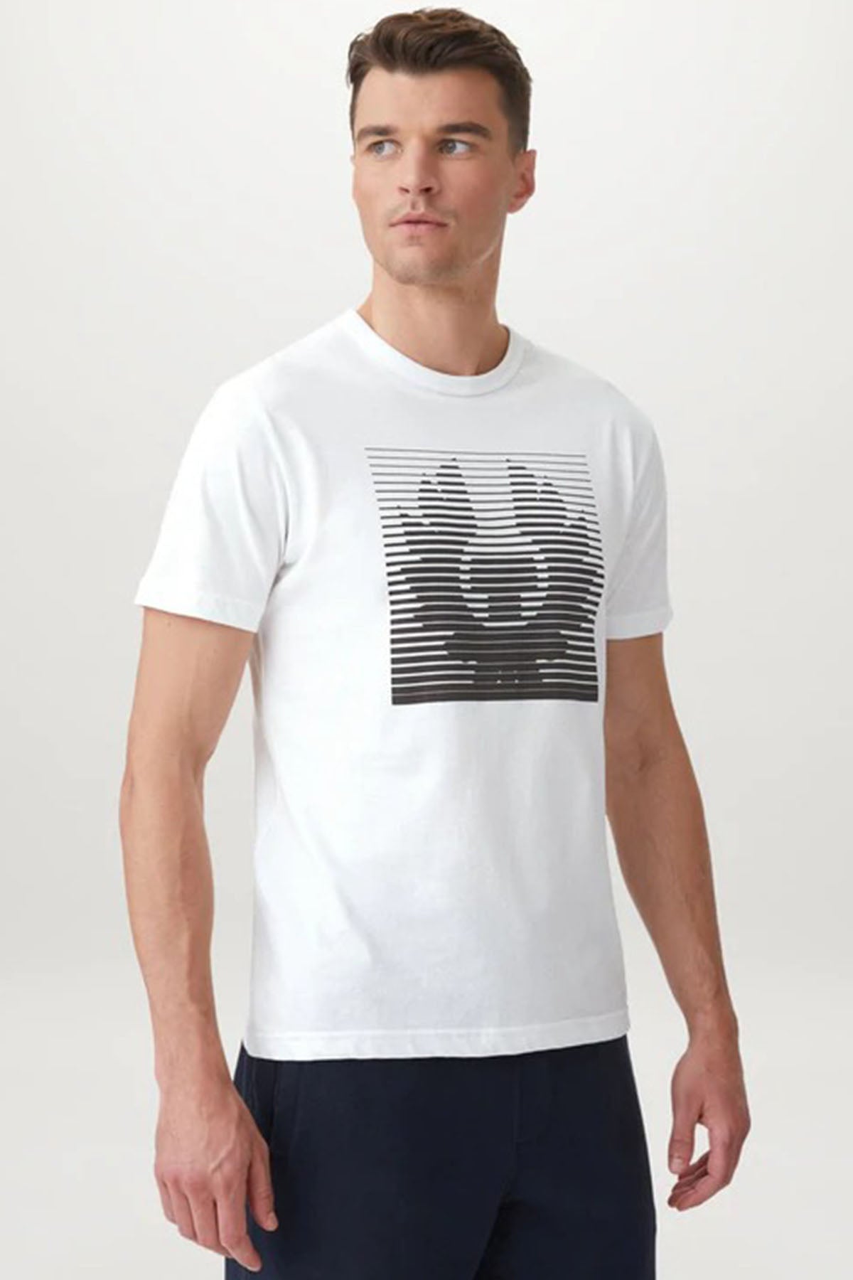 Belstaff Yuvarlak Yaka Logolu T-shirt-Libas Trendy Fashion Store