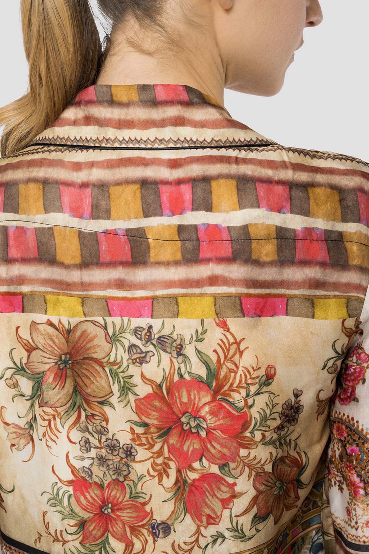 Replay Apaş Yaka Desenli Gömlek-Libas Trendy Fashion Store