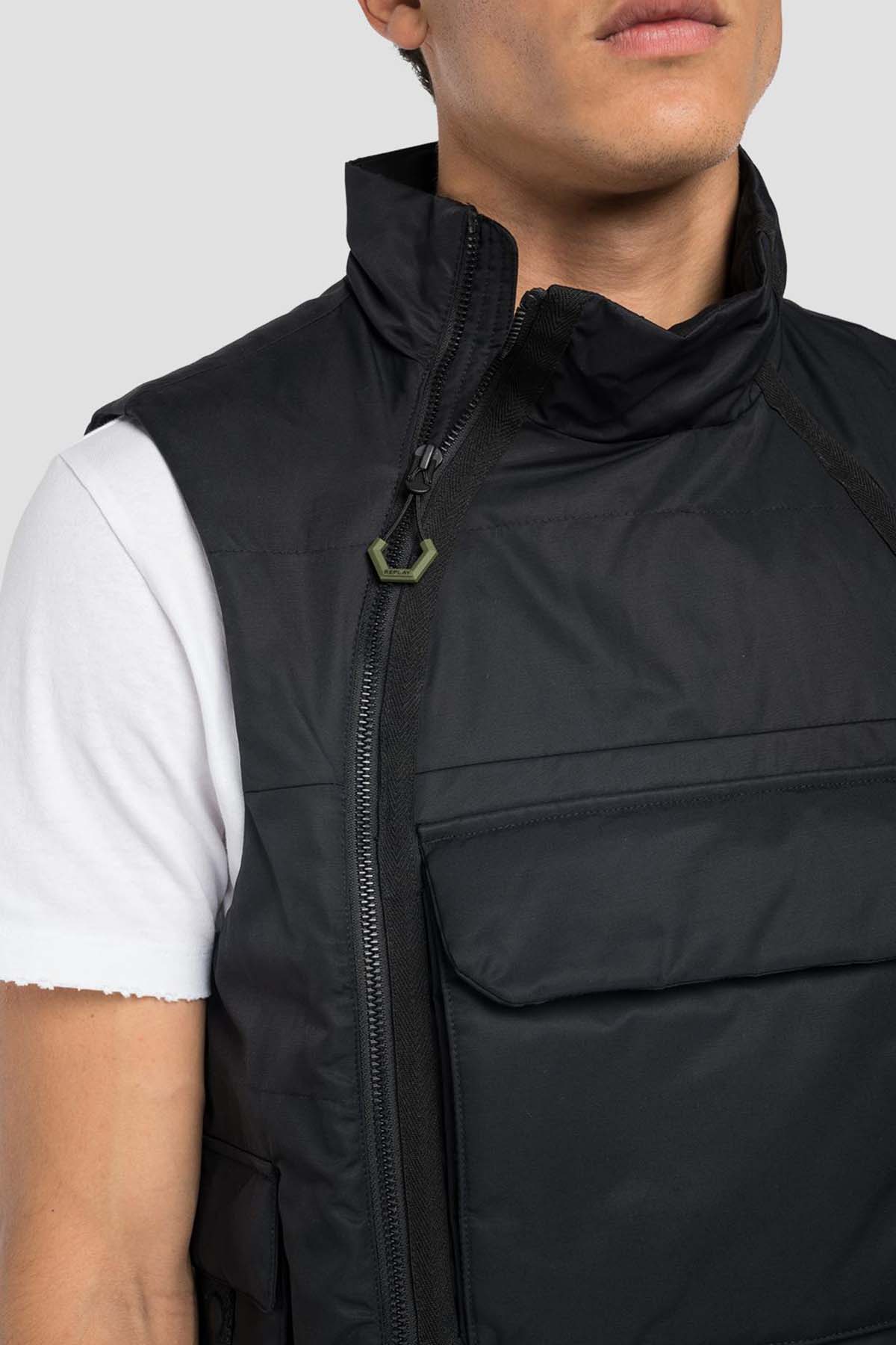 Replay Cep Detaylı Dik Yaka Yelek-Libas Trendy Fashion Store