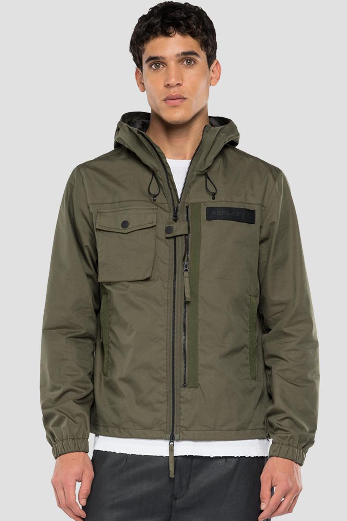 Replay Kapüşonlu Kapaklı Cep Detaylı Mont-Libas Trendy Fashion Store