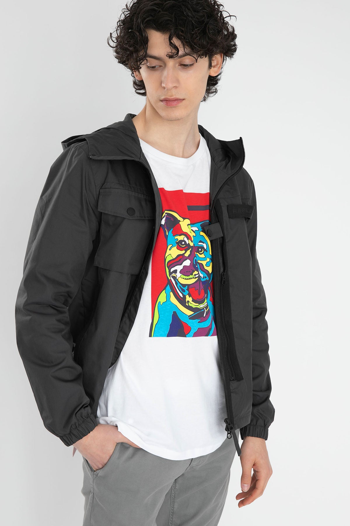 Replay Kapüşonlu Kapaklı Cep Detaylı Mont-Libas Trendy Fashion Store