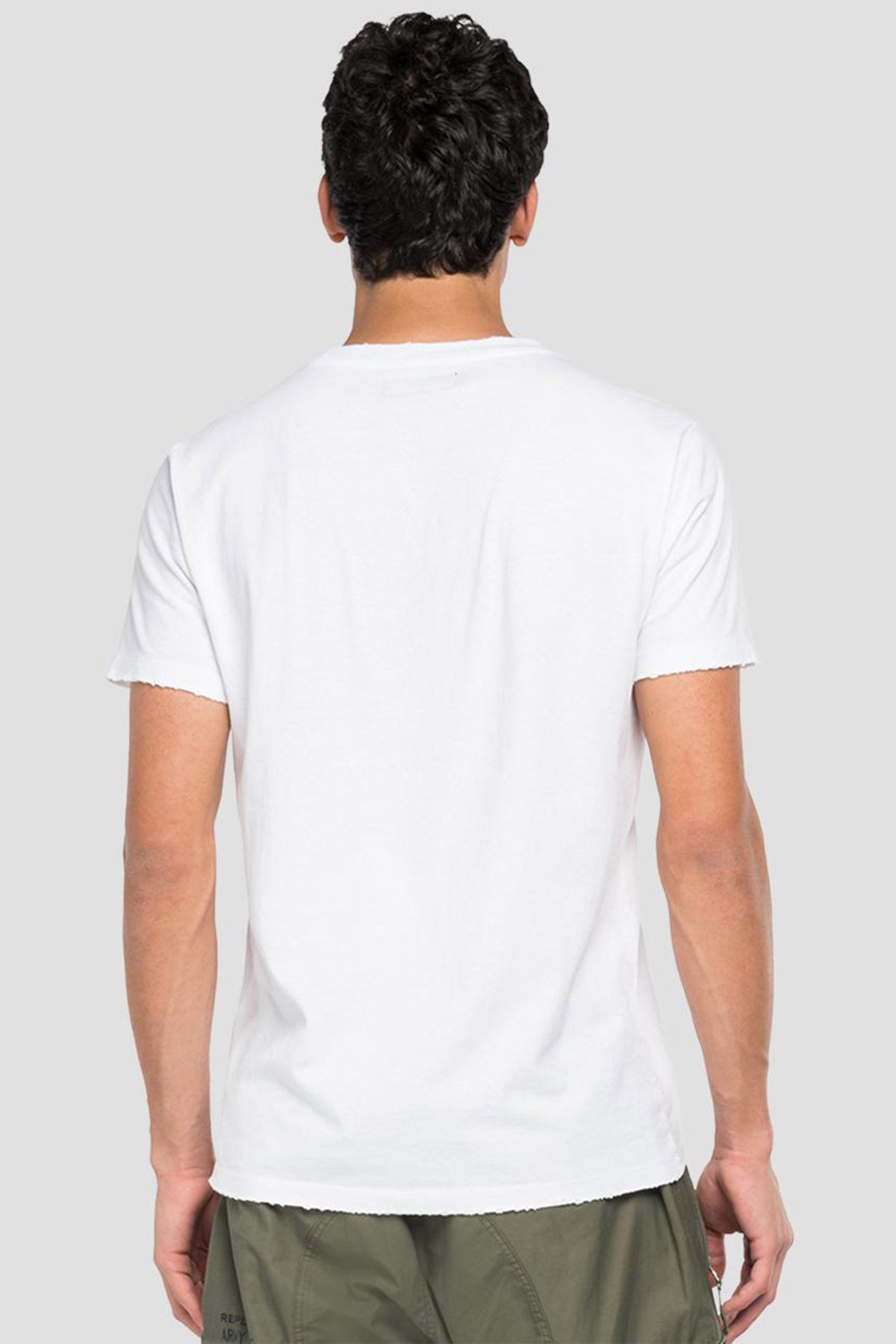 Replay Yuvarlak Yaka Kaplan Grafikli T-shirt-Libas Trendy Fashion Store