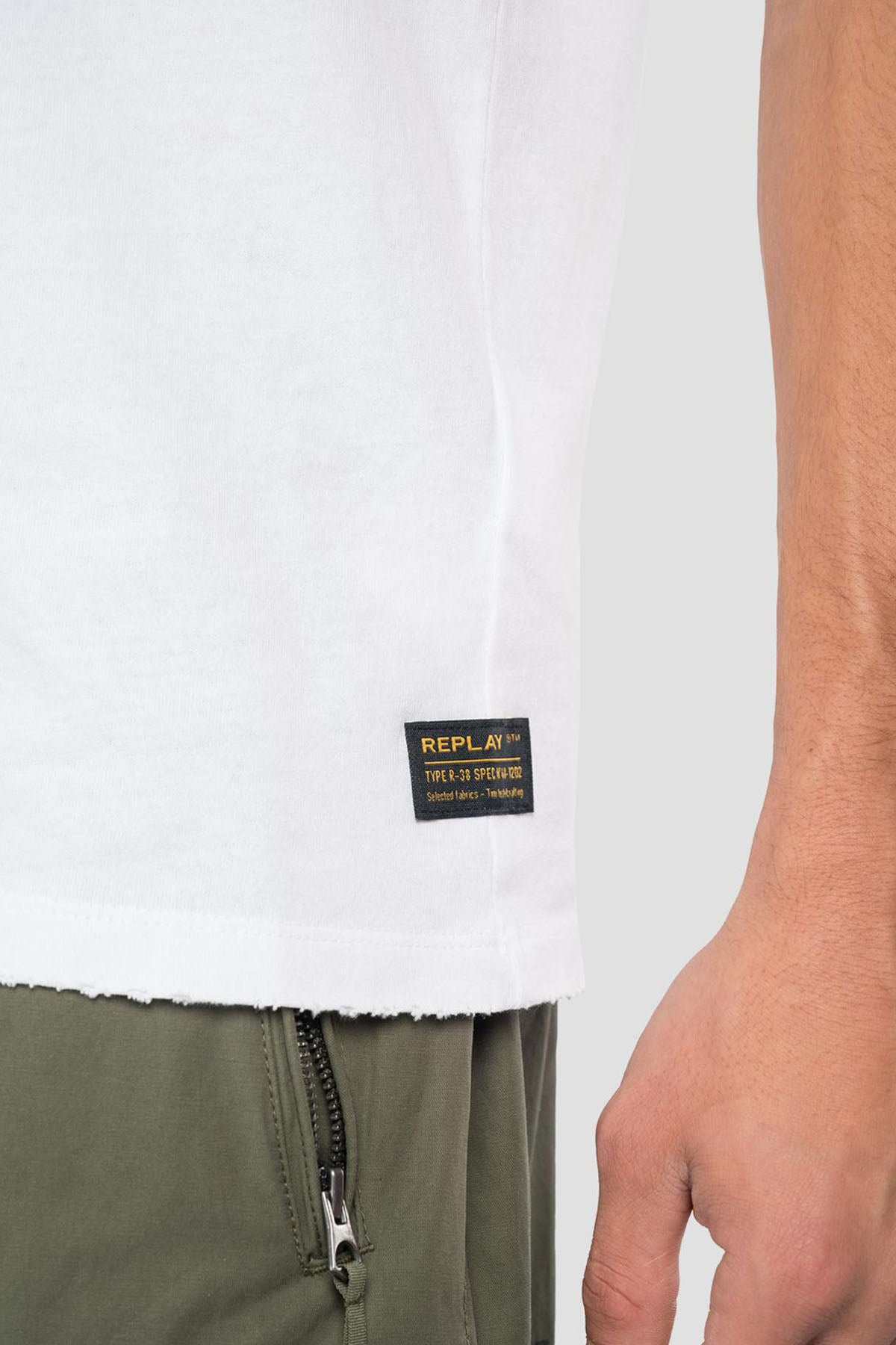 Replay Yuvarlak Yaka Kaplan Grafikli T-shirt-Libas Trendy Fashion Store