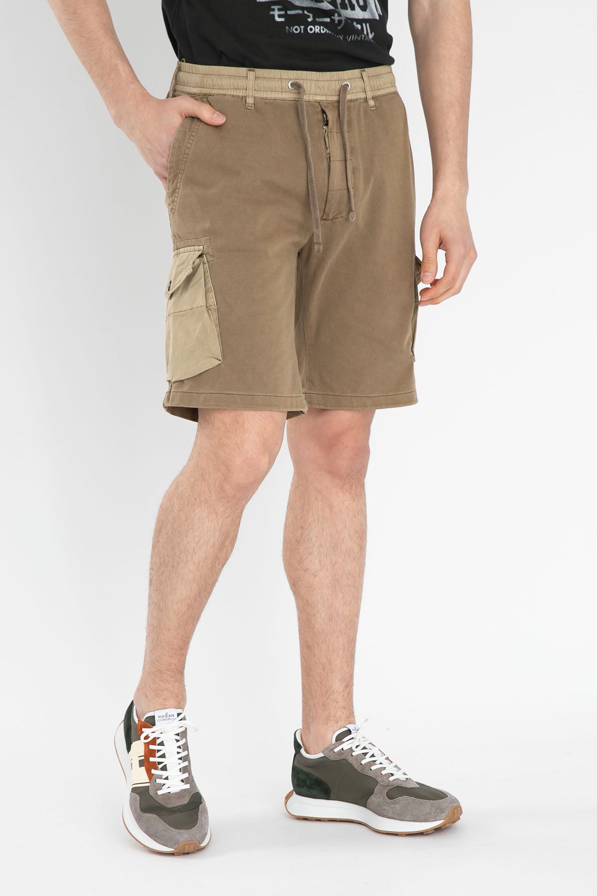 Replay Beli Lastikli Kargo Cepli Şort-Libas Trendy Fashion Store