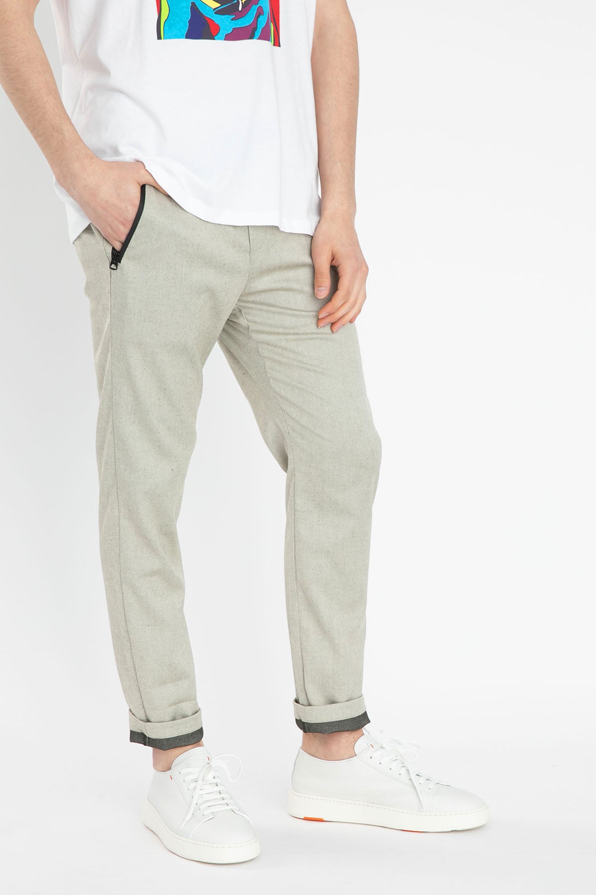 Replay Beli Lastikli Slim Fit Pantolon-Libas Trendy Fashion Store