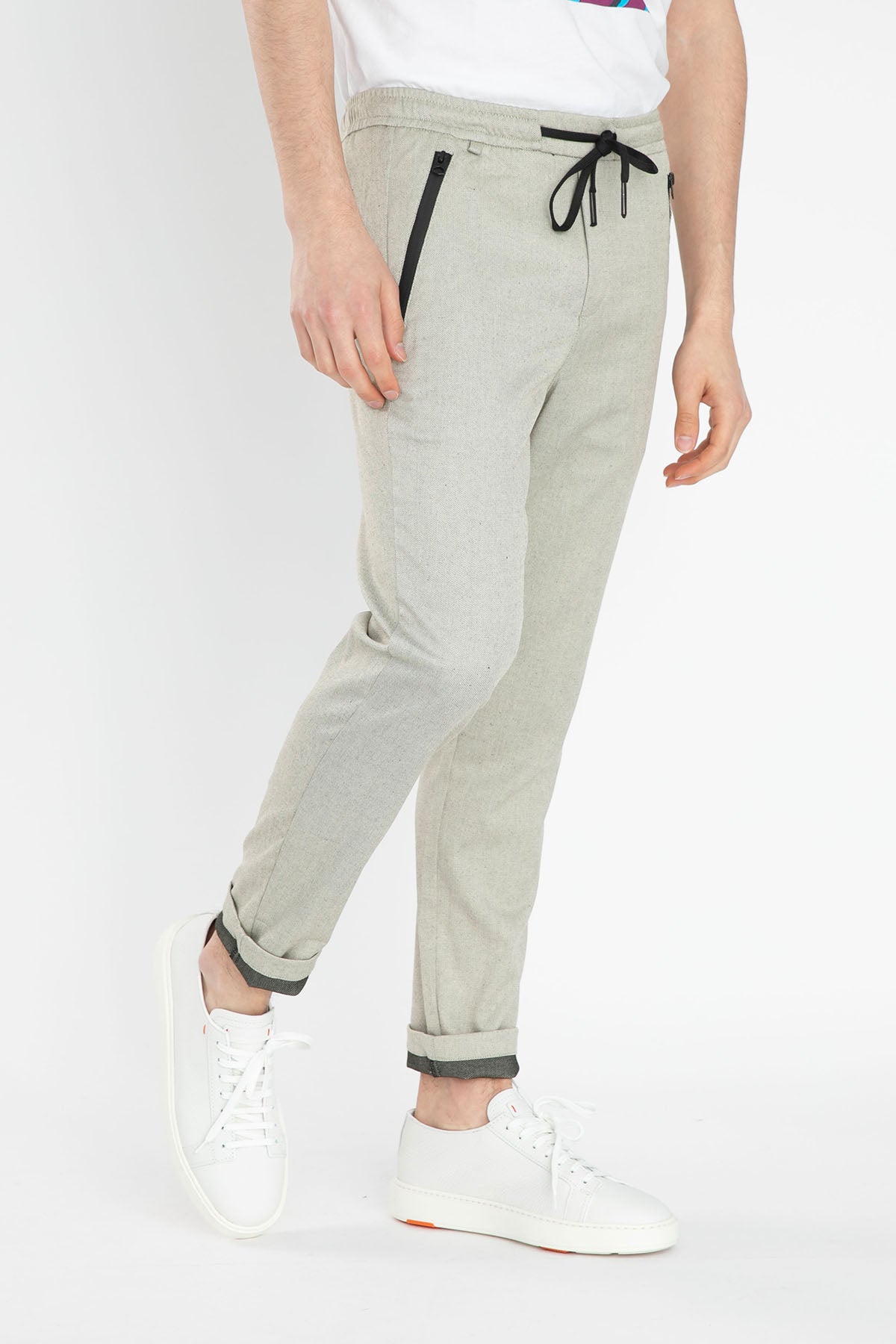 Replay Beli Lastikli Slim Fit Pantolon-Libas Trendy Fashion Store