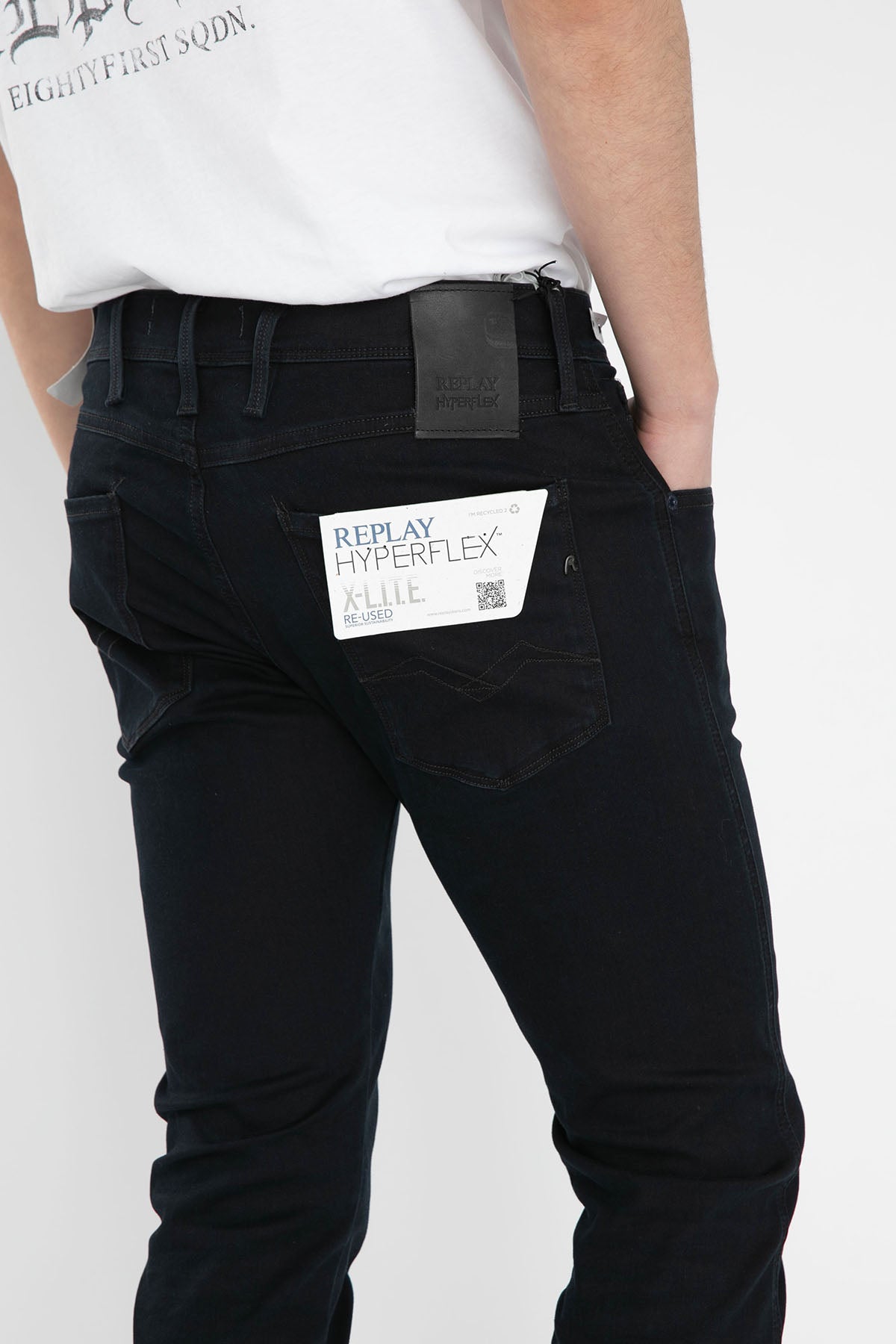 Replay Hyperflex X-Lite Re-Used Anbass Slim Fit Jeans-Libas Trendy Fashion Store
