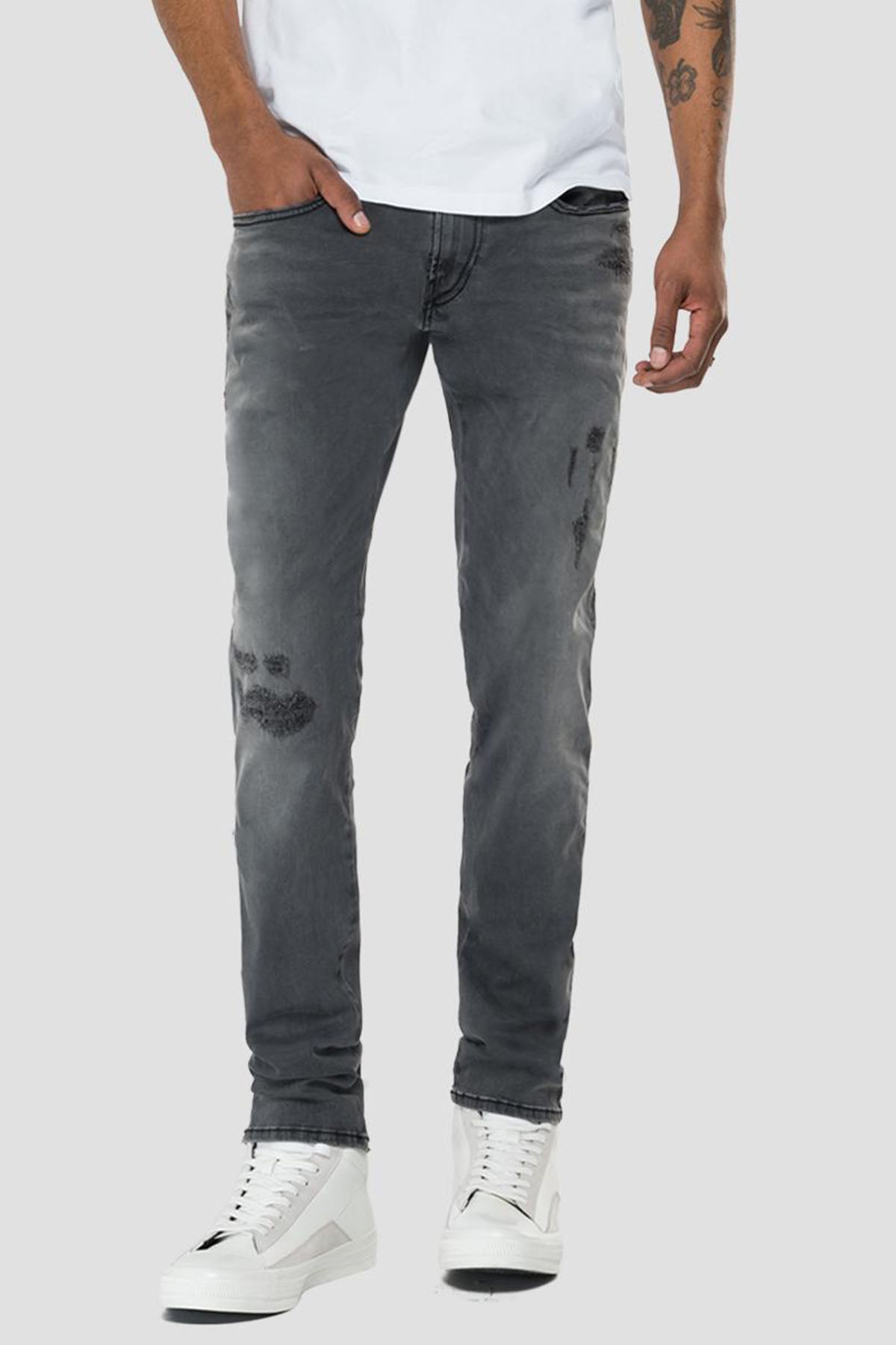 Replay Hyperflex X-Lite Re-Used Anbass Slim Fit Jeans-Libas Trendy Fashion Store