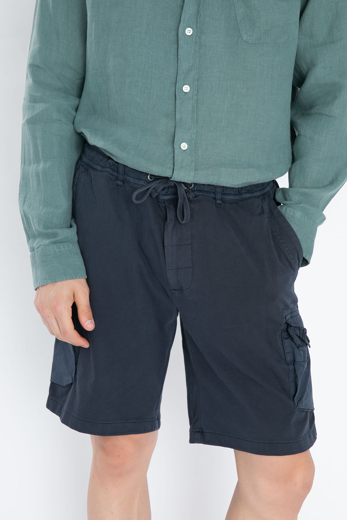 Replay Beli Lastikli Kargo Cepli Şort-Libas Trendy Fashion Store