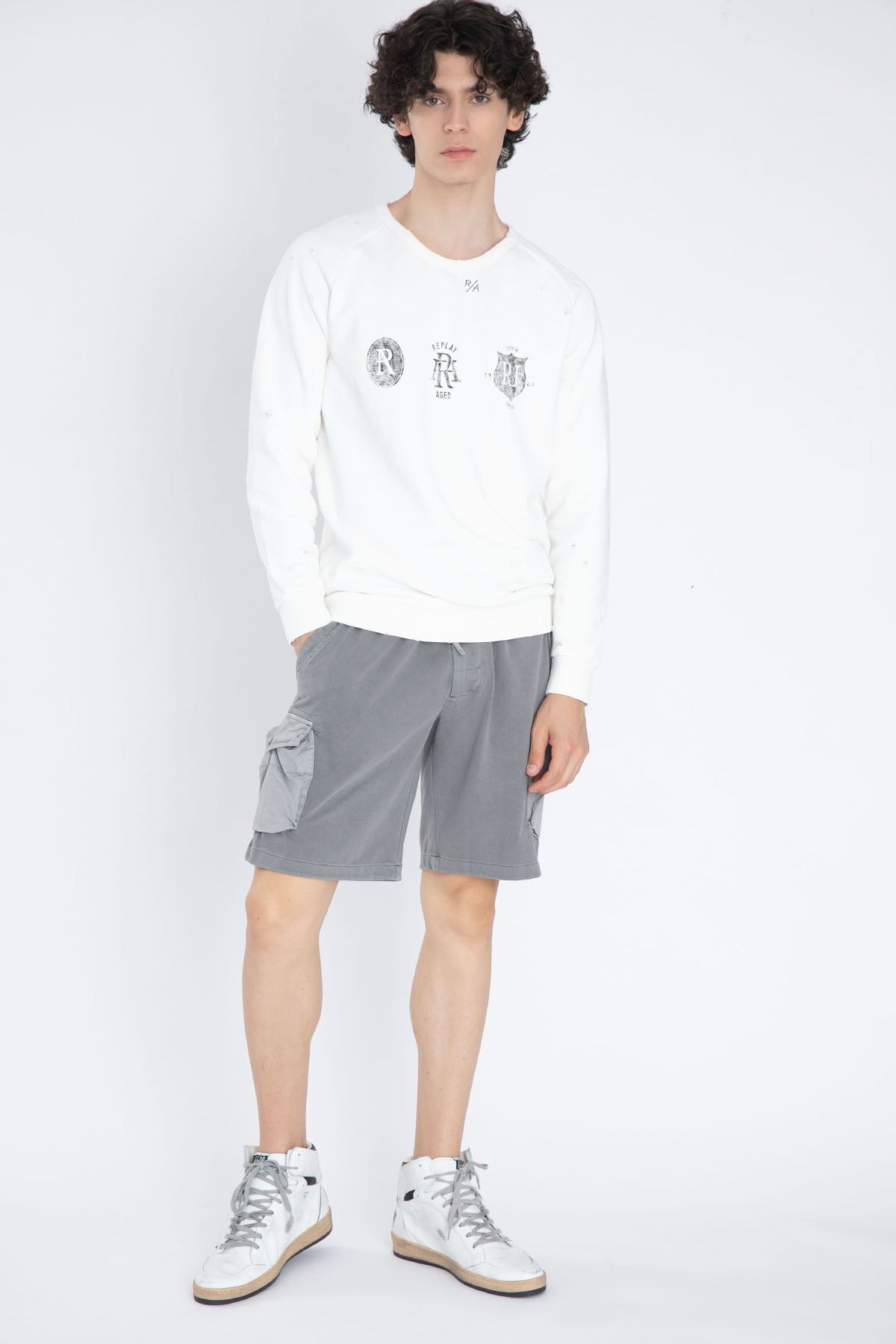 Replay Beli Lastikli Kargo Cepli Şort-Libas Trendy Fashion Store