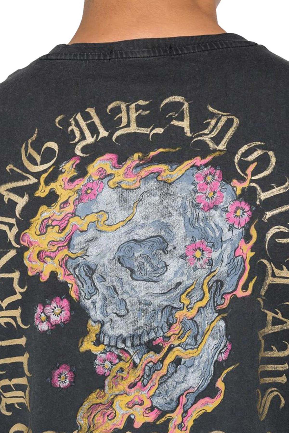 Replay Yuvarlak Yaka Baskılı T-shirt-Libas Trendy Fashion Store