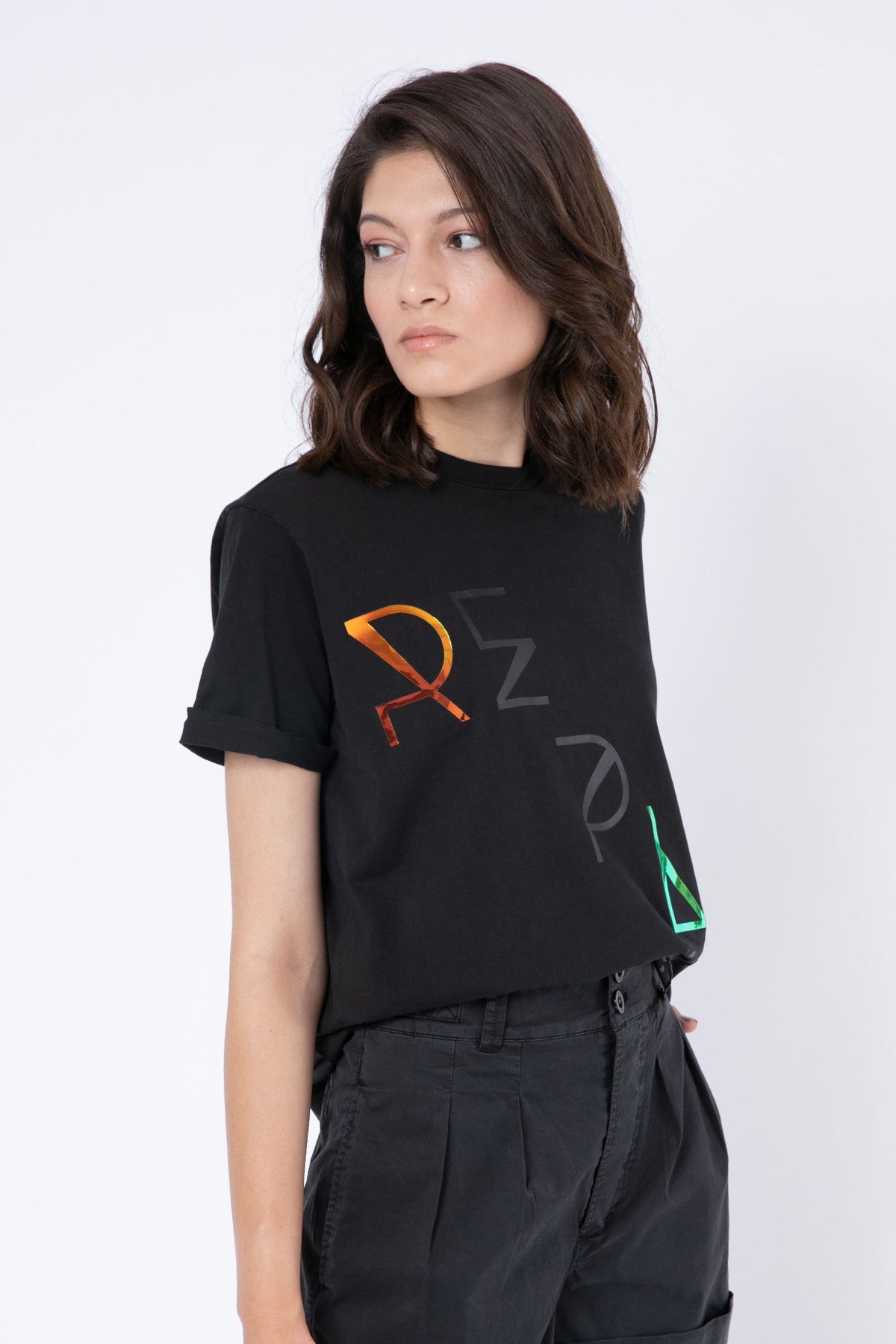 Replay Yuvarlak Yaka Logolu T-shirt-Libas Trendy Fashion Store