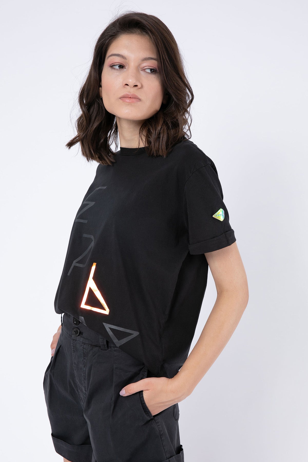 Replay Yuvarlak Yaka Logolu T-shirt-Libas Trendy Fashion Store