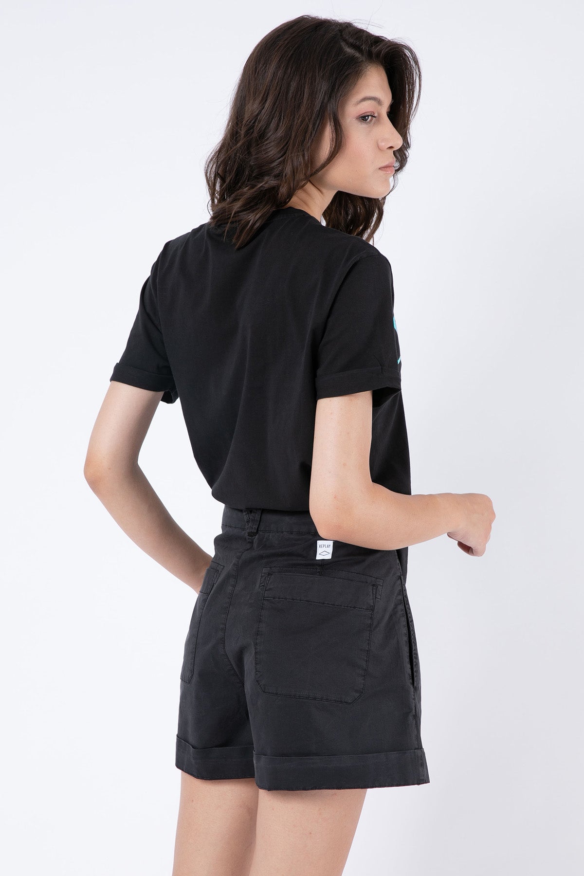 Replay Yuvarlak Yaka Logolu T-shirt-Libas Trendy Fashion Store