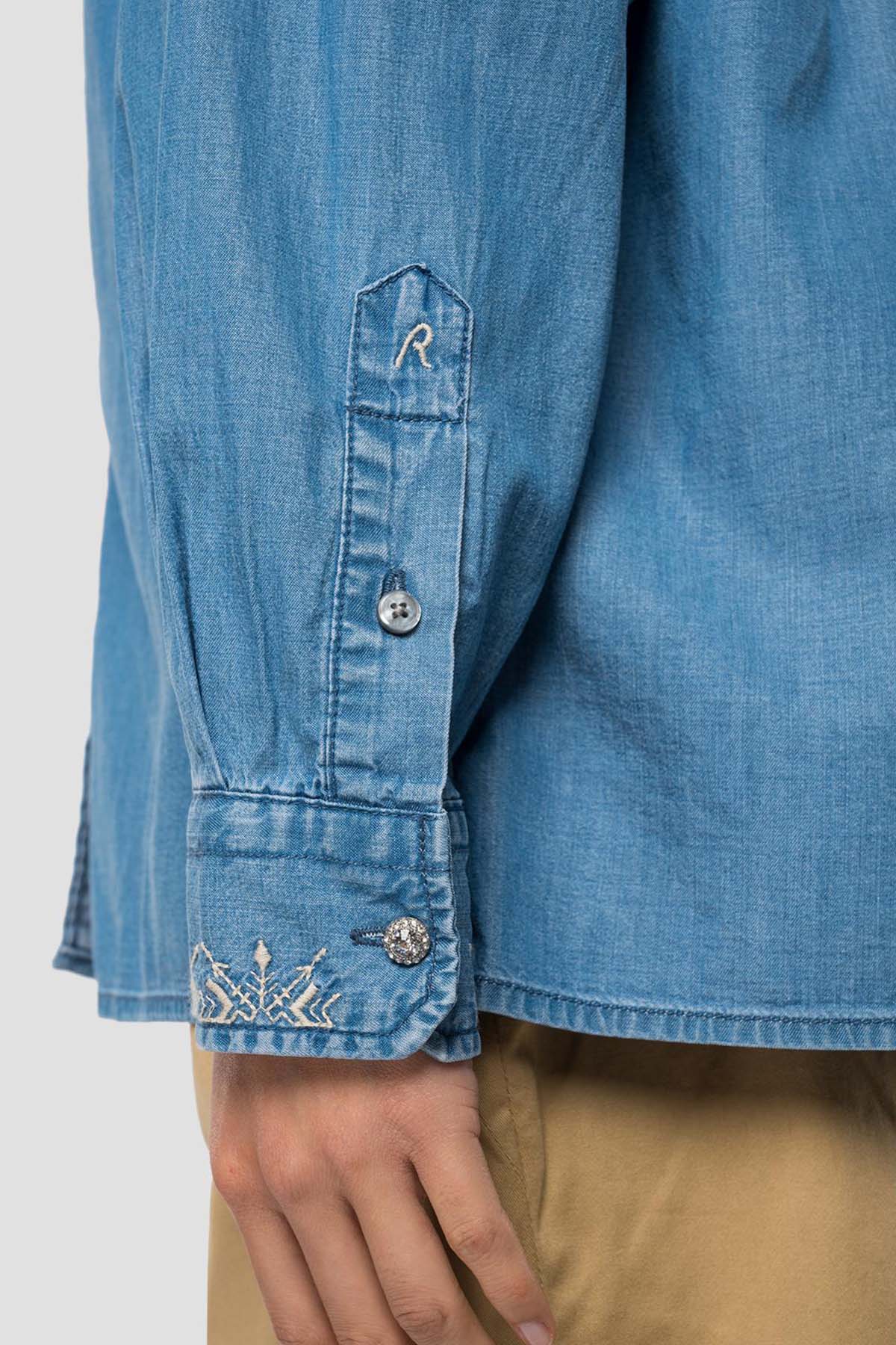 Replay Nakış Detaylı Şamre Gömlek-Libas Trendy Fashion Store