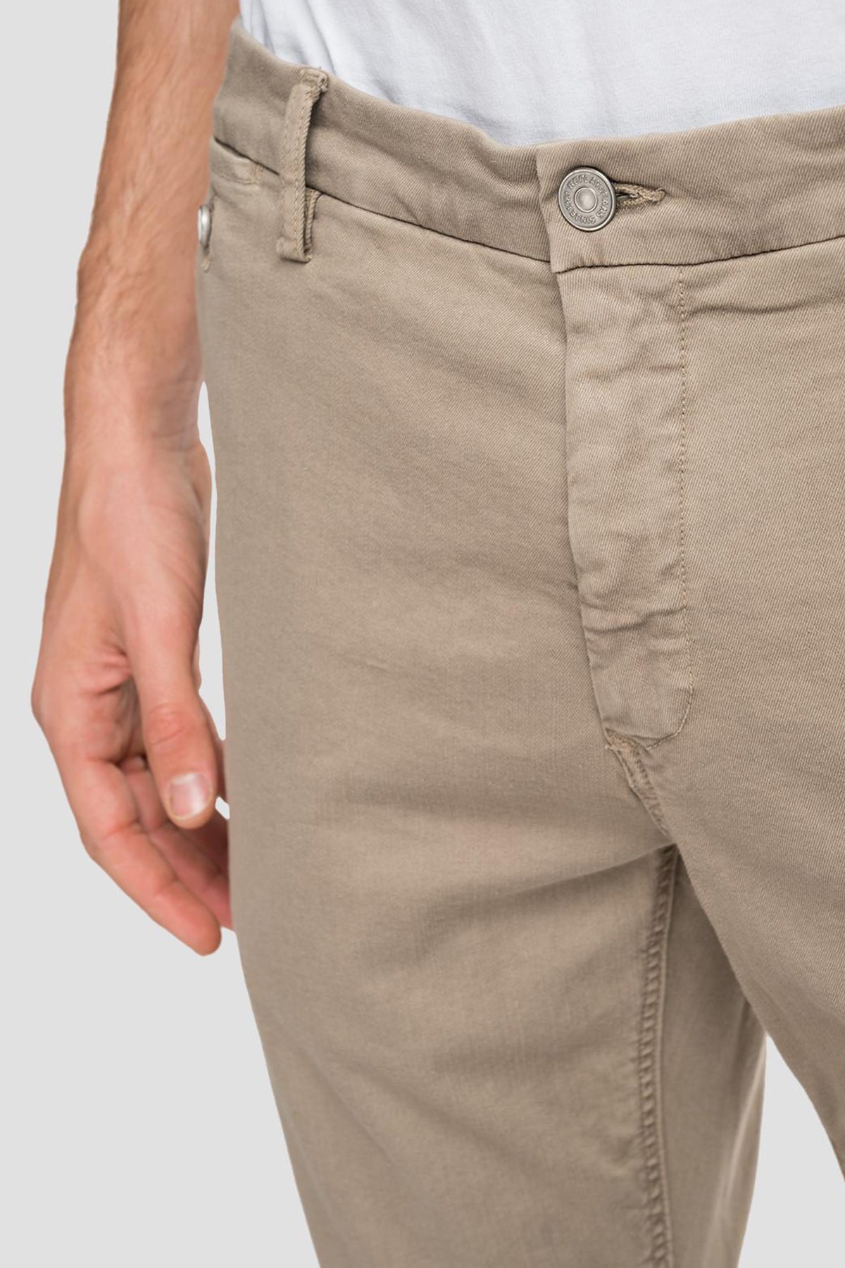 Replay Benni Regular Fit Hyperflex Extra Light Yandan Cep Pantolon-Libas Trendy Fashion Store