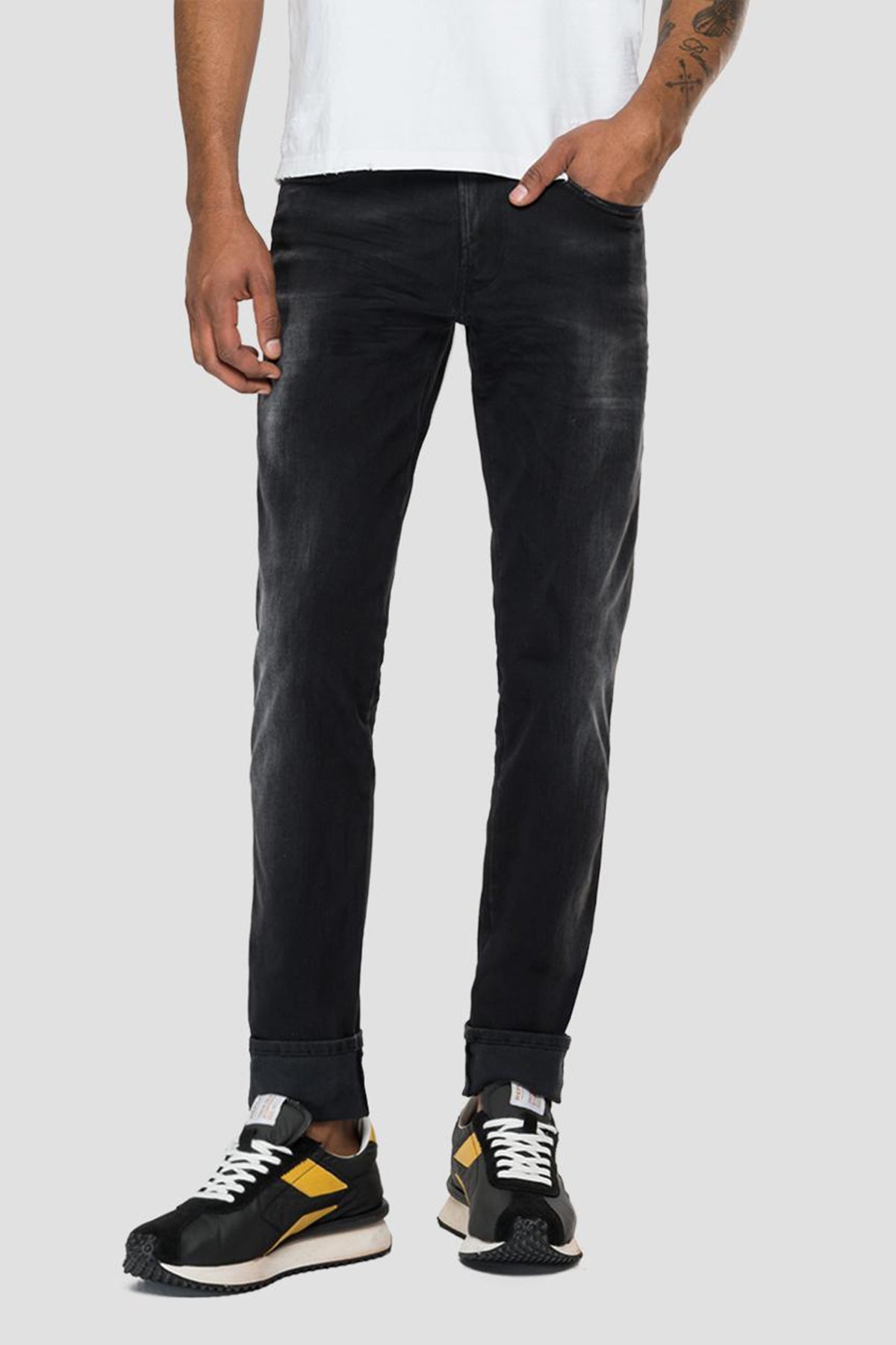 Replay Re-Used Hyperflex Anbass Slim Fit Jeans-Libas Trendy Fashion Store