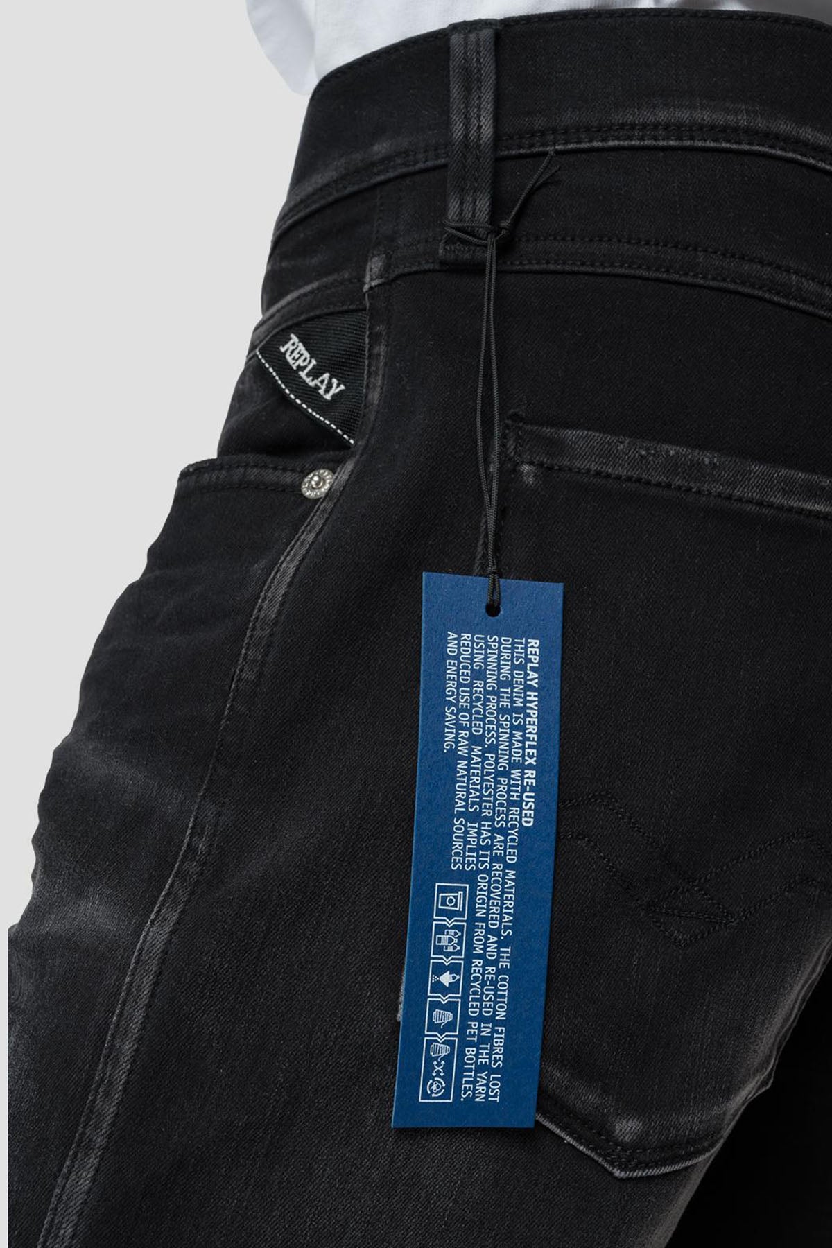 Replay Re-Used Hyperflex Anbass Slim Fit Jeans-Libas Trendy Fashion Store