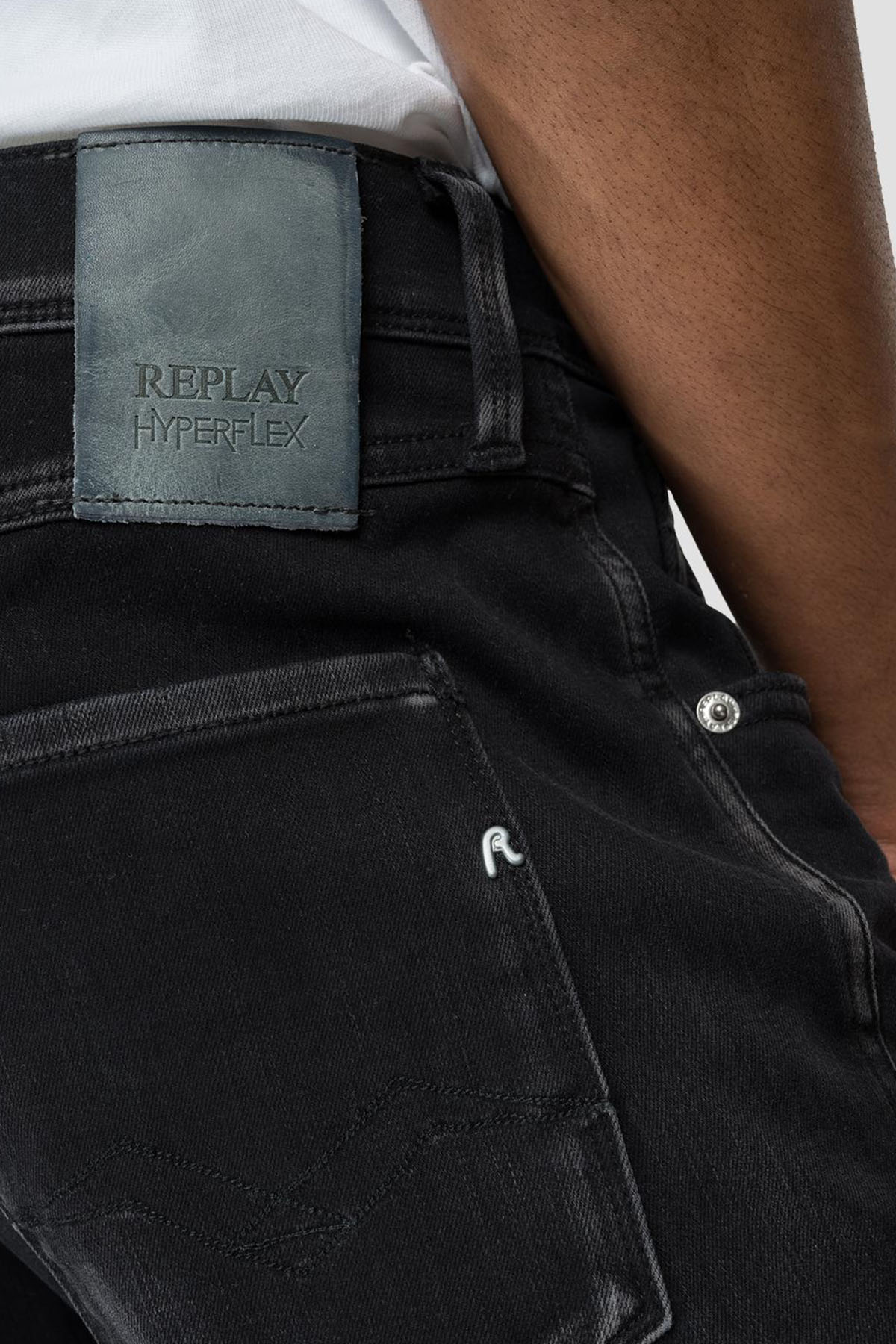 Replay Re-Used Hyperflex Anbass Slim Fit Jeans-Libas Trendy Fashion Store