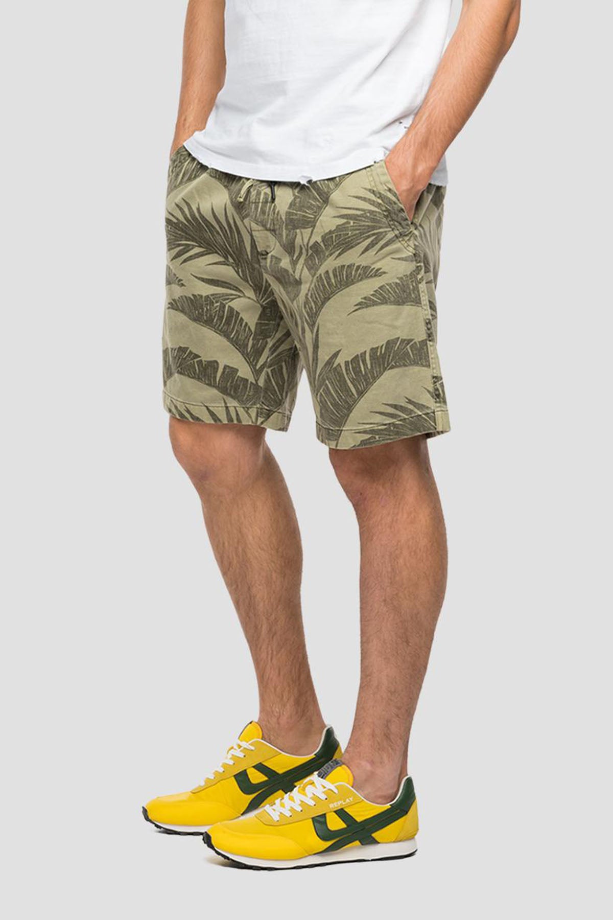 Replay Beli Lastikli Desenli Şort-Libas Trendy Fashion Store