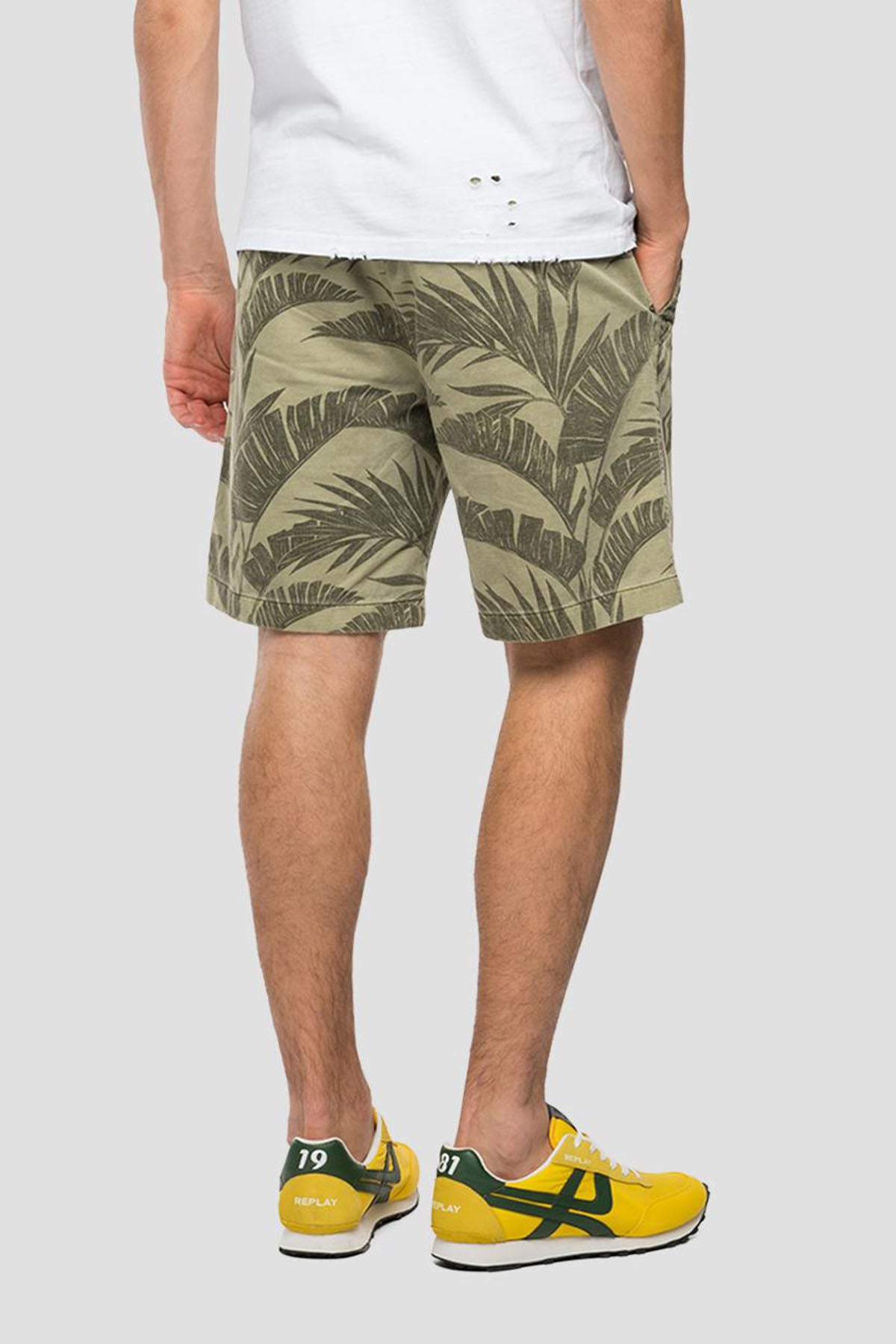 Replay Beli Lastikli Desenli Şort-Libas Trendy Fashion Store