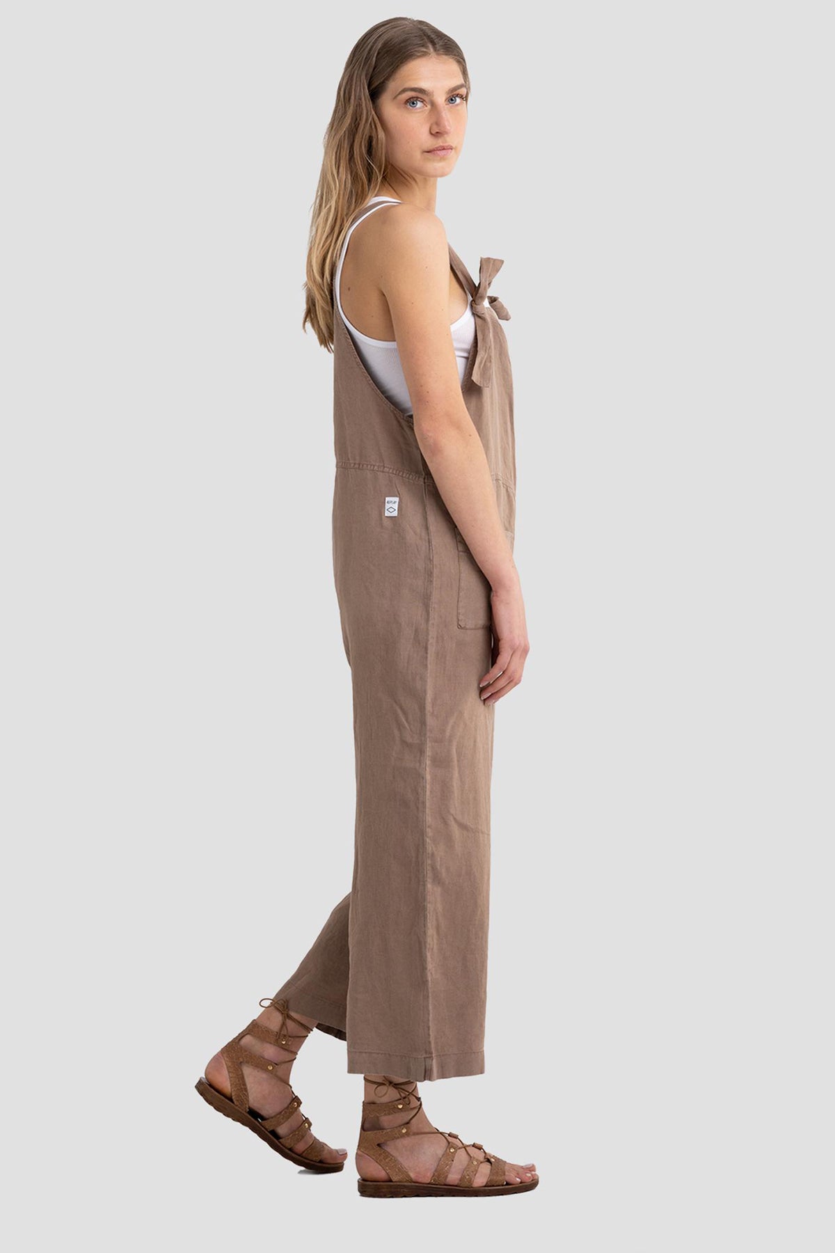 Replay Rahat Kesim Bağlama Askılı Keten Tulum-Libas Trendy Fashion Store