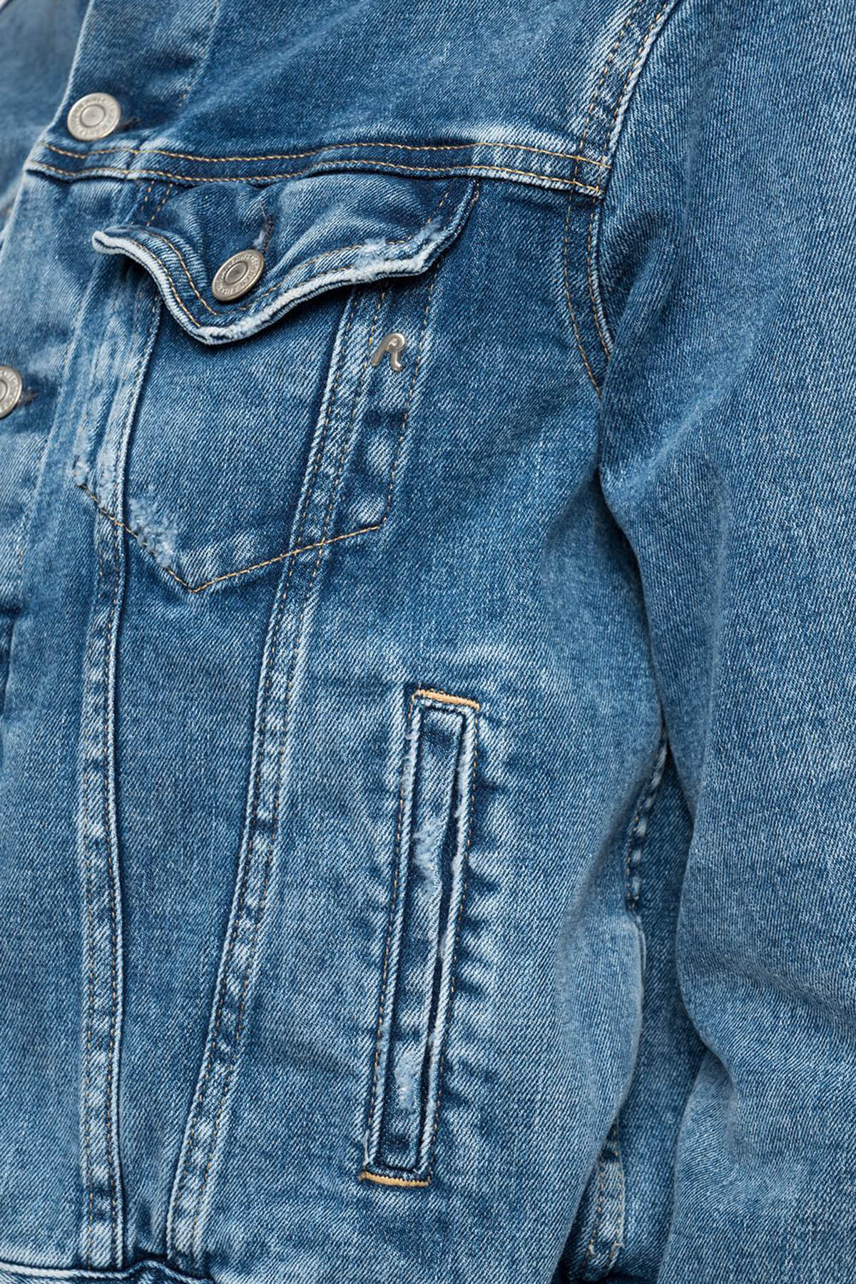 Replay Beli Lastikli Denim Ceket-Libas Trendy Fashion Store