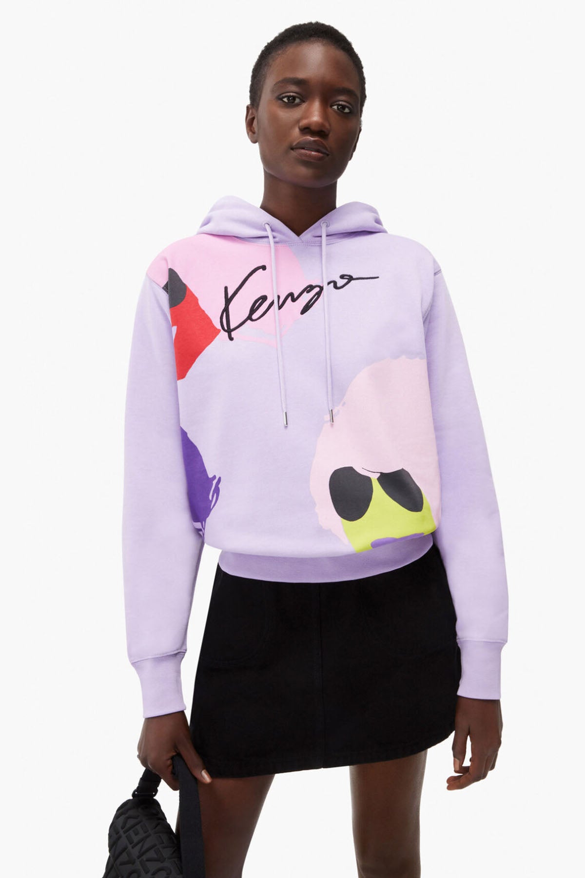Kenzo Takada Desenli Kapüşonlu Sweatshirt-Libas Trendy Fashion Store