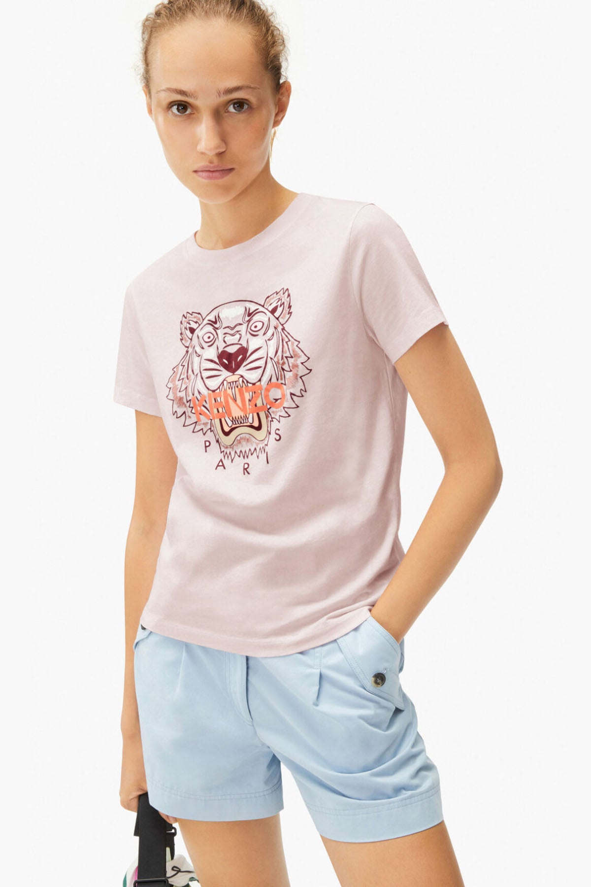 Kenzo Kaplan Logolu T-shirt-Libas Trendy Fashion Store