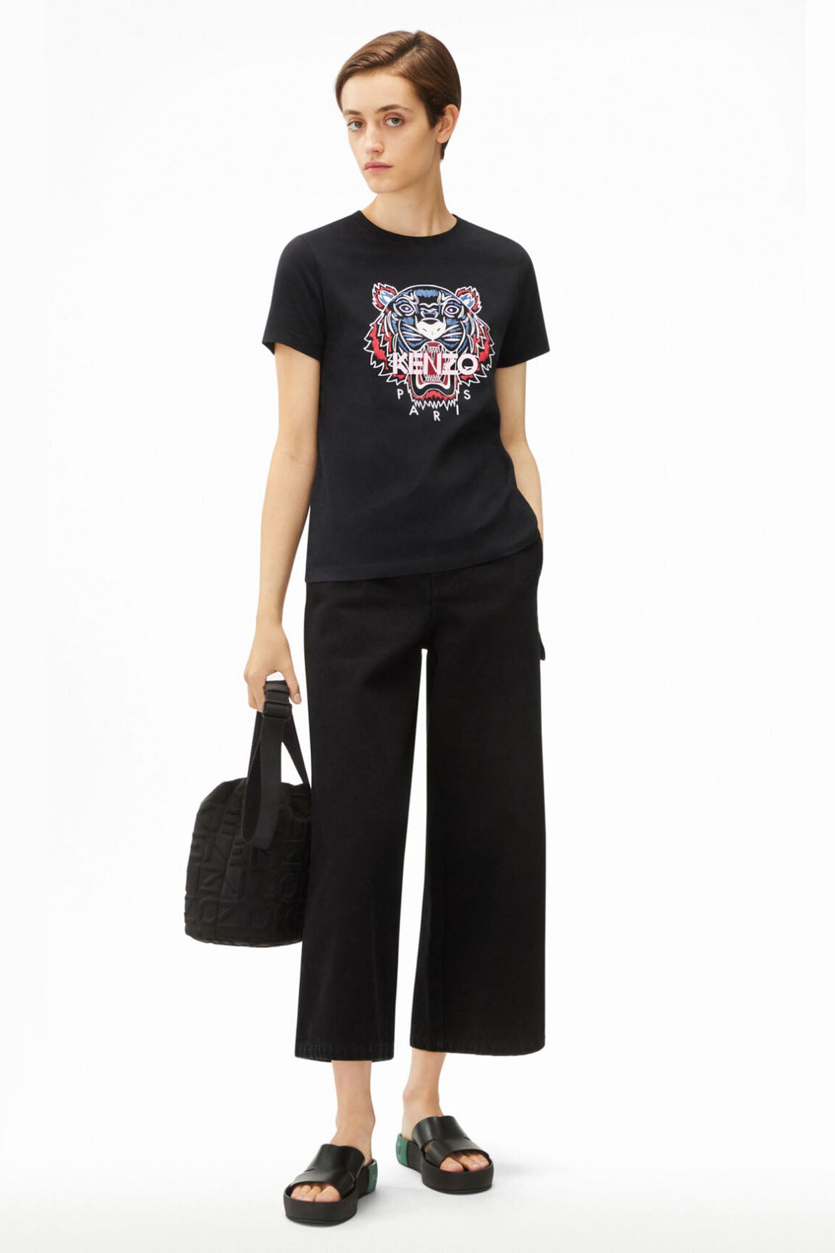 Kenzo Kaplan Logolu T-shirt-Libas Trendy Fashion Store