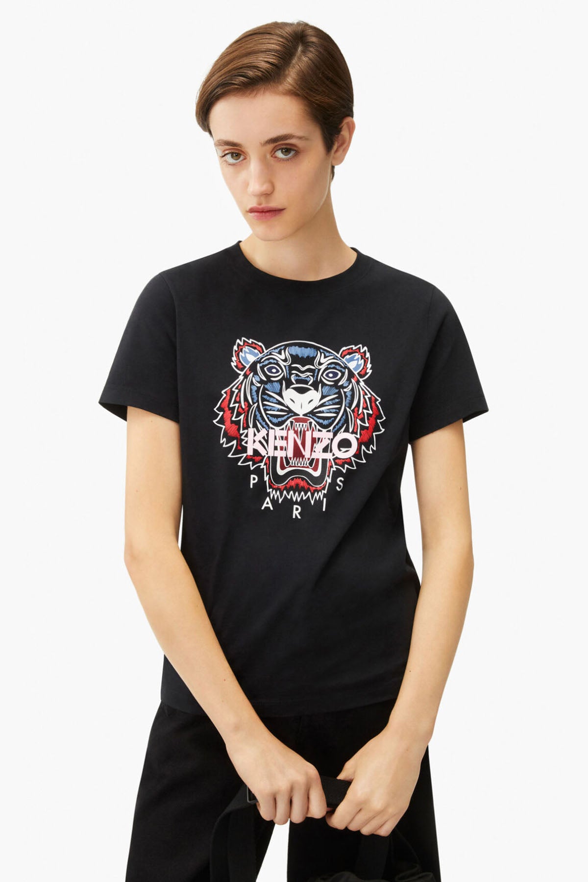Kenzo Kaplan Logolu T-shirt-Libas Trendy Fashion Store