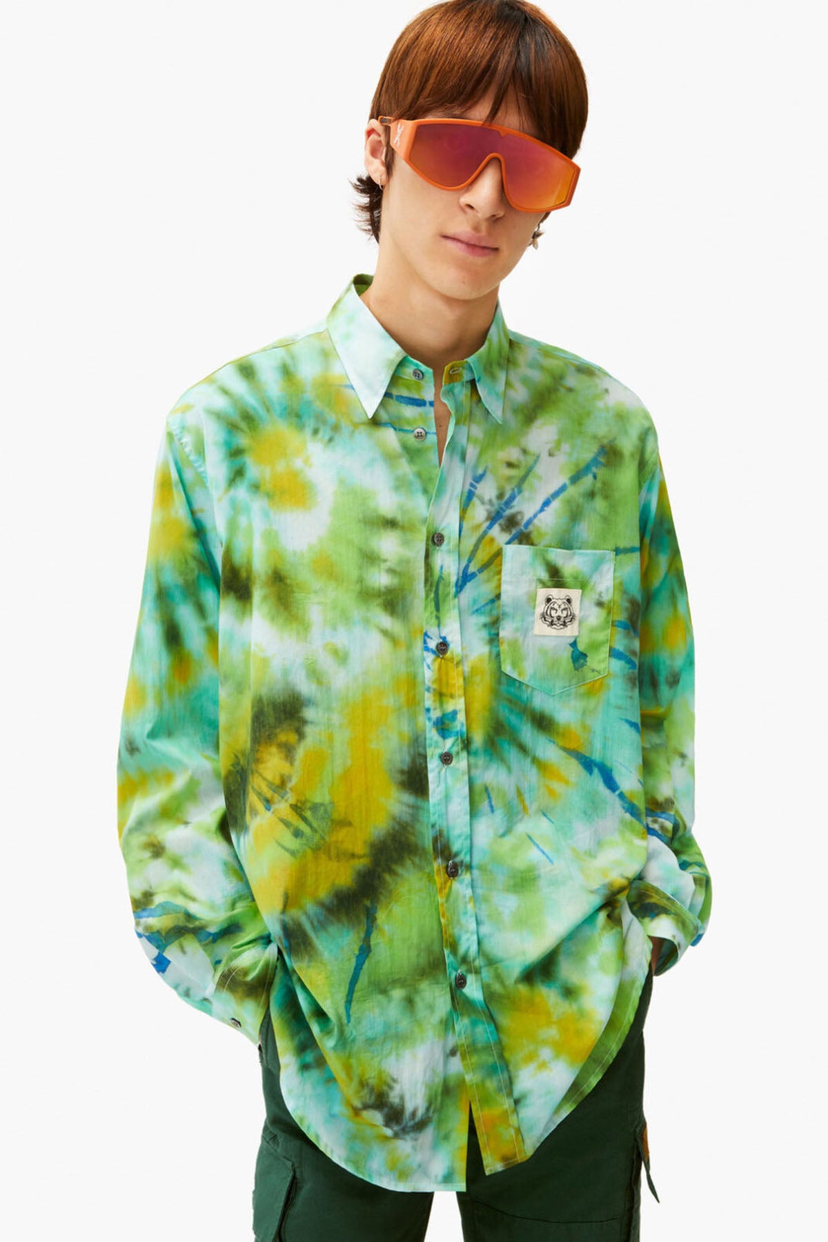 Kenzo Batik Desenli Cep Detaylı Gömlek-Libas Trendy Fashion Store