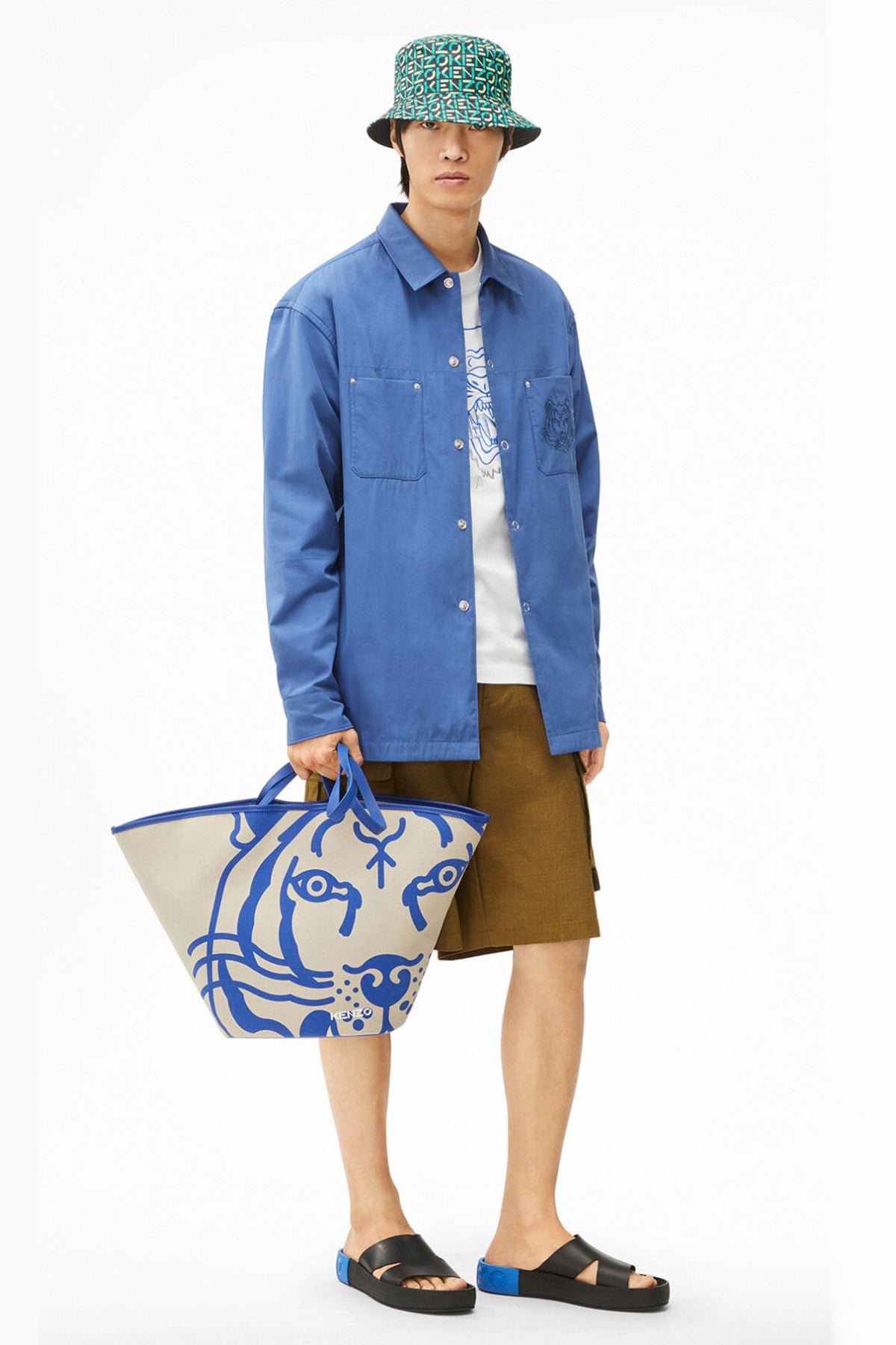 Kenzo Çıtçıt Düğmeli Gömlek Ceket-Libas Trendy Fashion Store