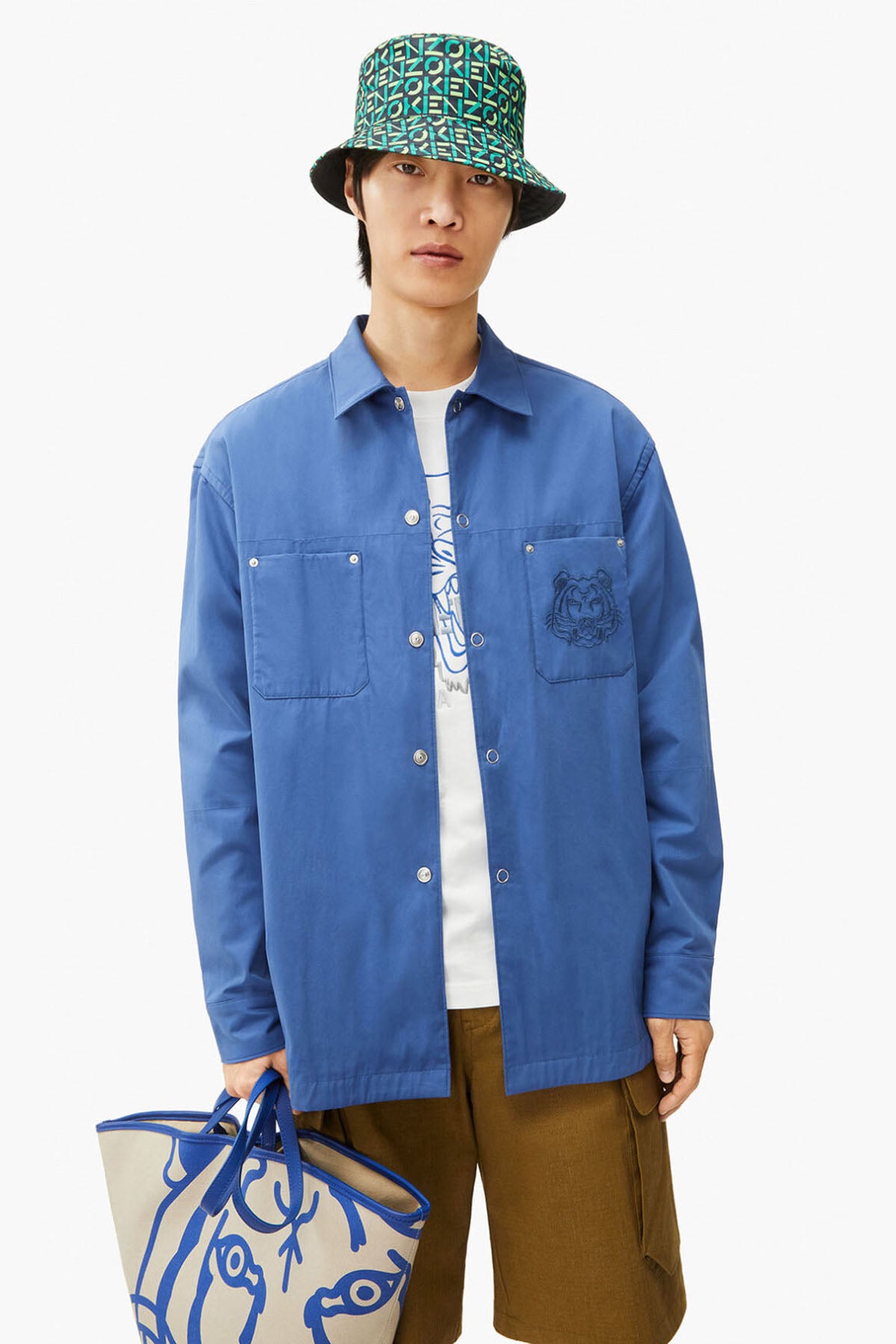 Kenzo Çıtçıt Düğmeli Gömlek Ceket-Libas Trendy Fashion Store